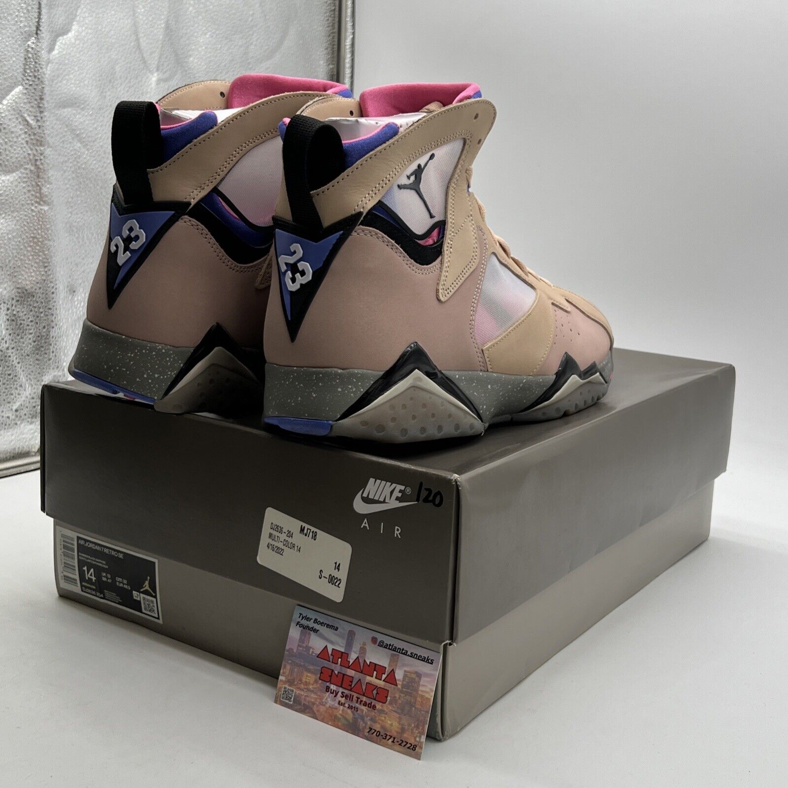 Size 14 - Air Jordan 7 Retro SE Sapphire (DJ2636-204)