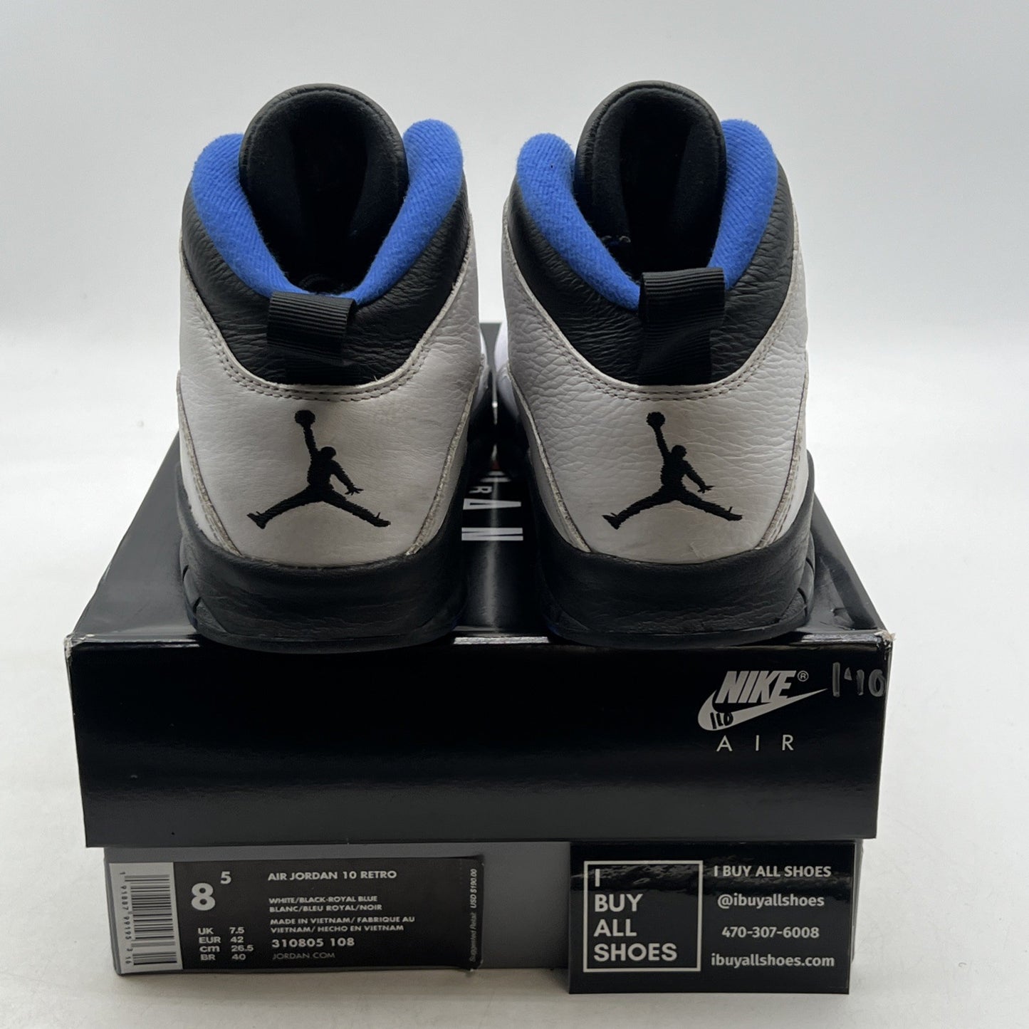 Size 8.5 - Air Jordan 10 Retro 2018 Orlando (310805-108)