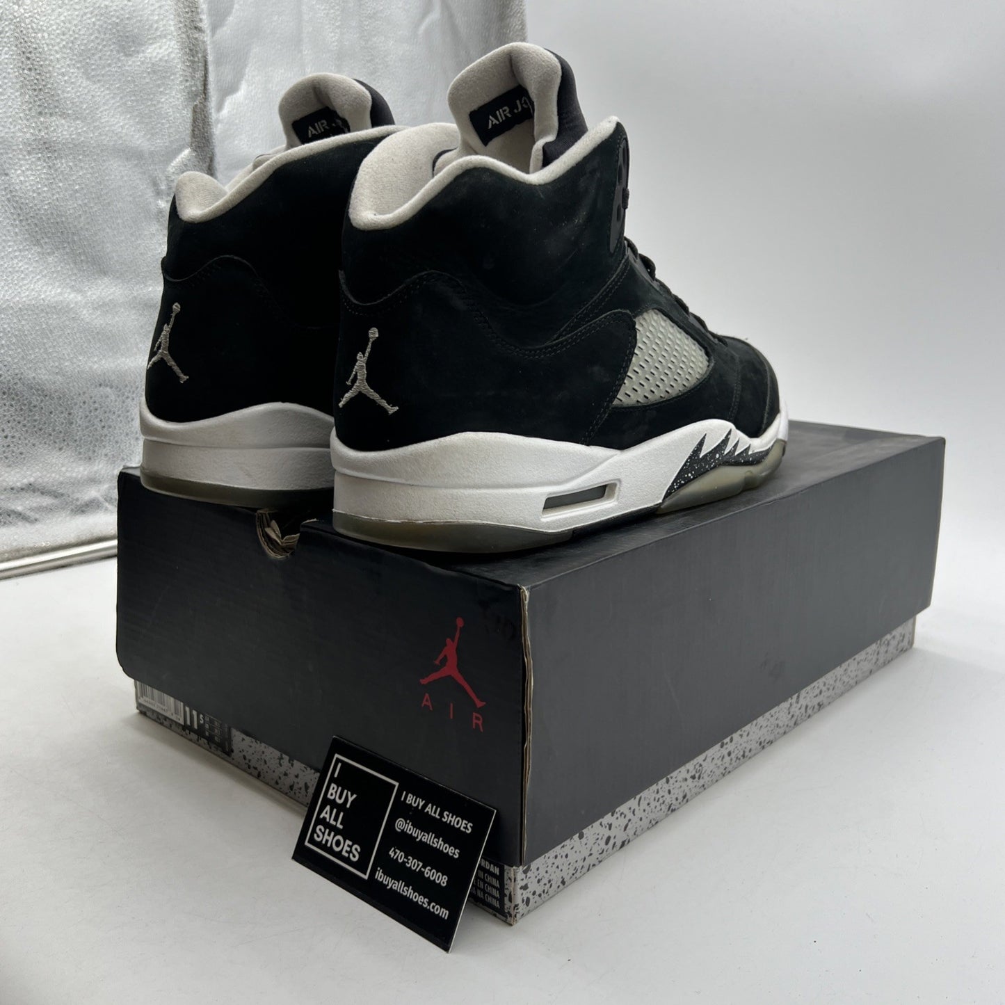 Size 11.5 - Air Jordan 5 Retro 2013 Oreo (136027-035)