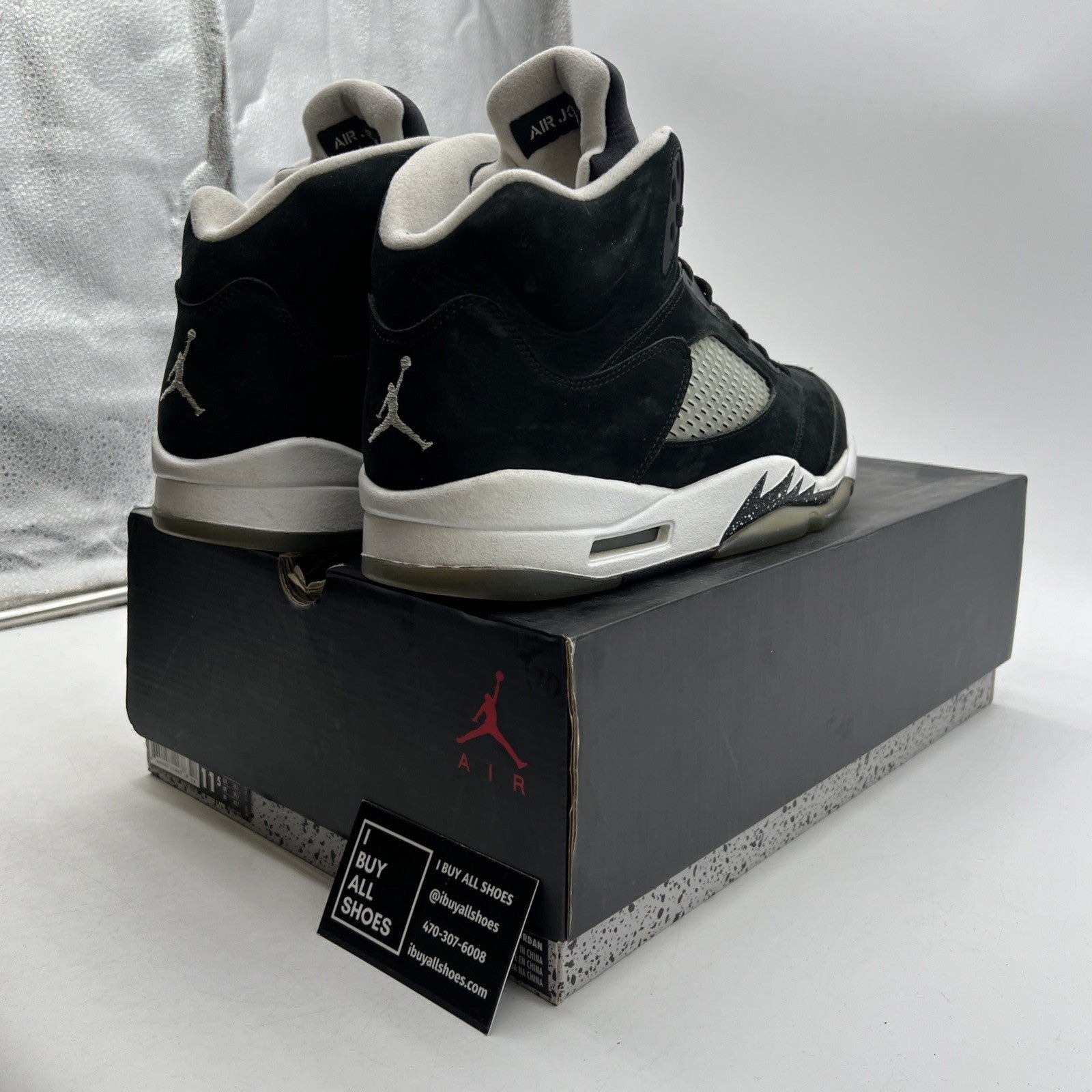 Size 11.5 - Air Jordan 5 Retro 2013 Oreo (136027-035)