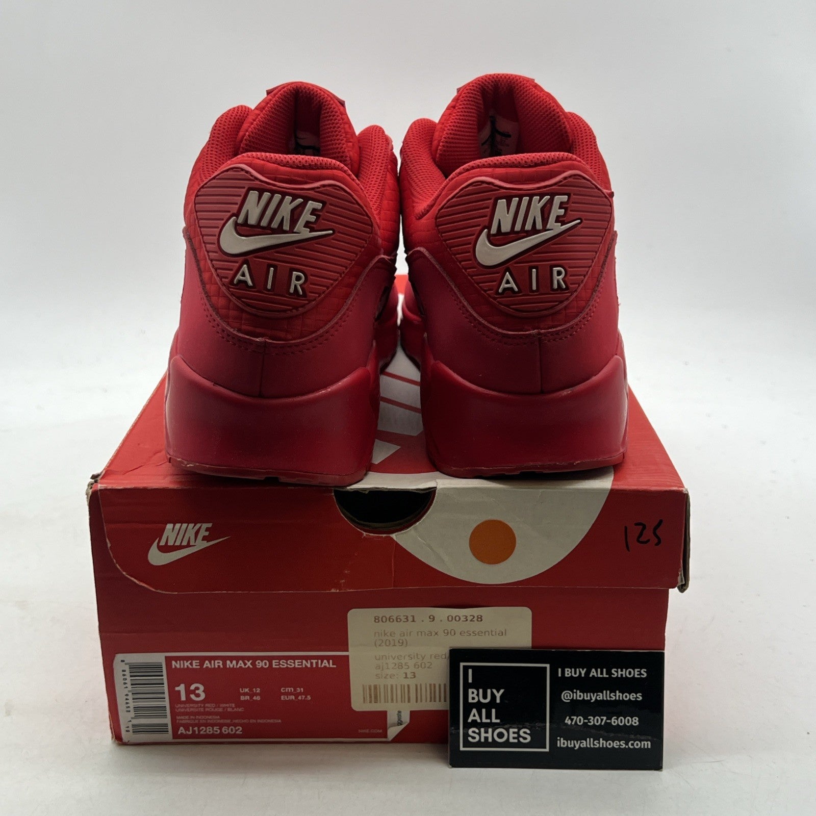 Size 13 - Nike Air Max 90 Essential University Red (AJ1285-602)