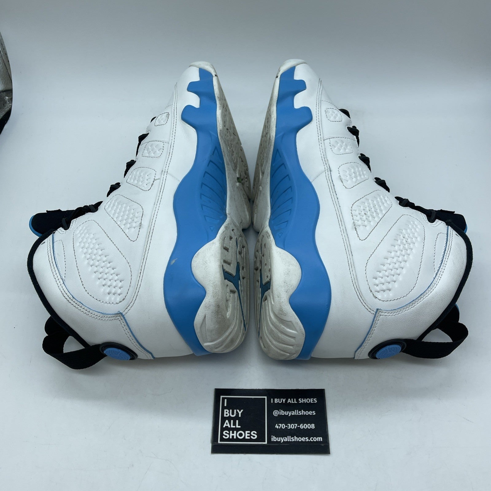 Size 11.5 - Air Jordan 9 Retro 2024 Powder Blue White Leather ( FQ8992-101)