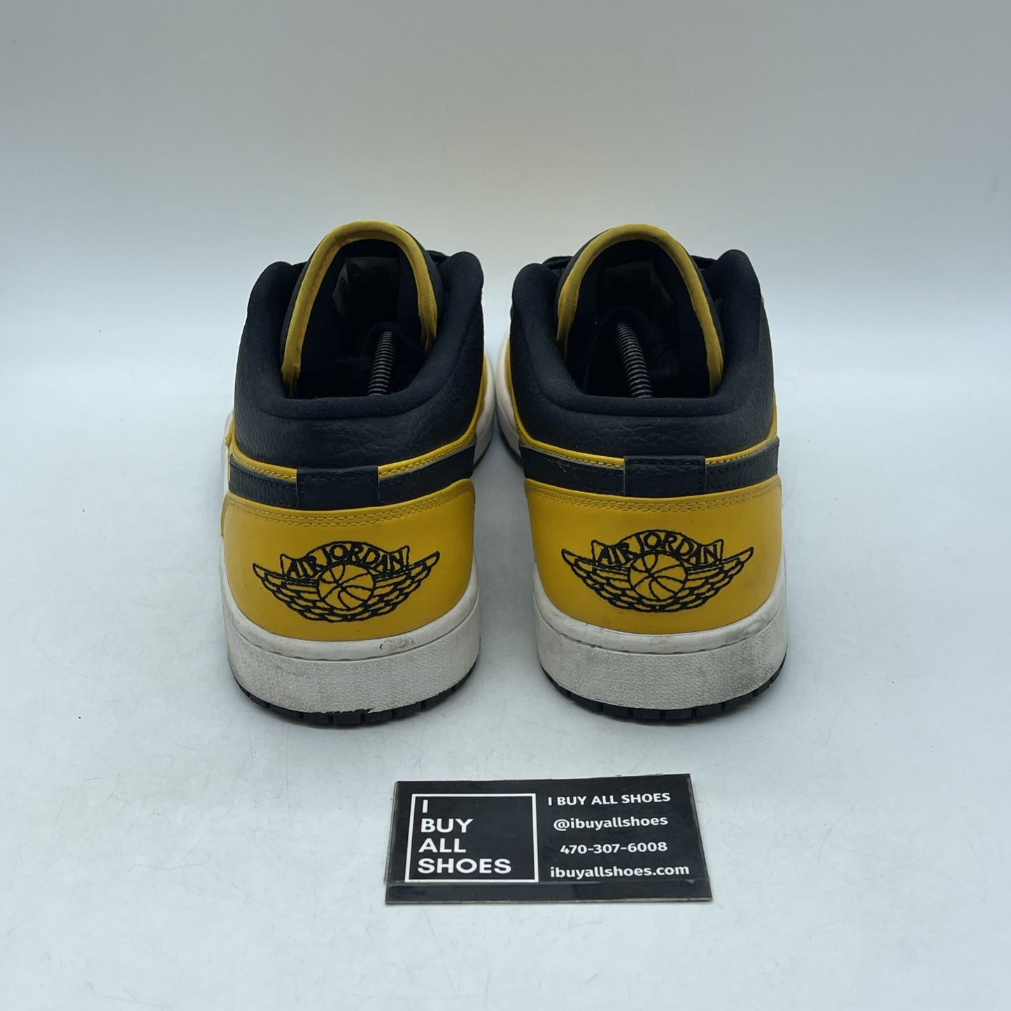 Size 13 - Air Jordan 1 Low University Gold Black (553558-700)