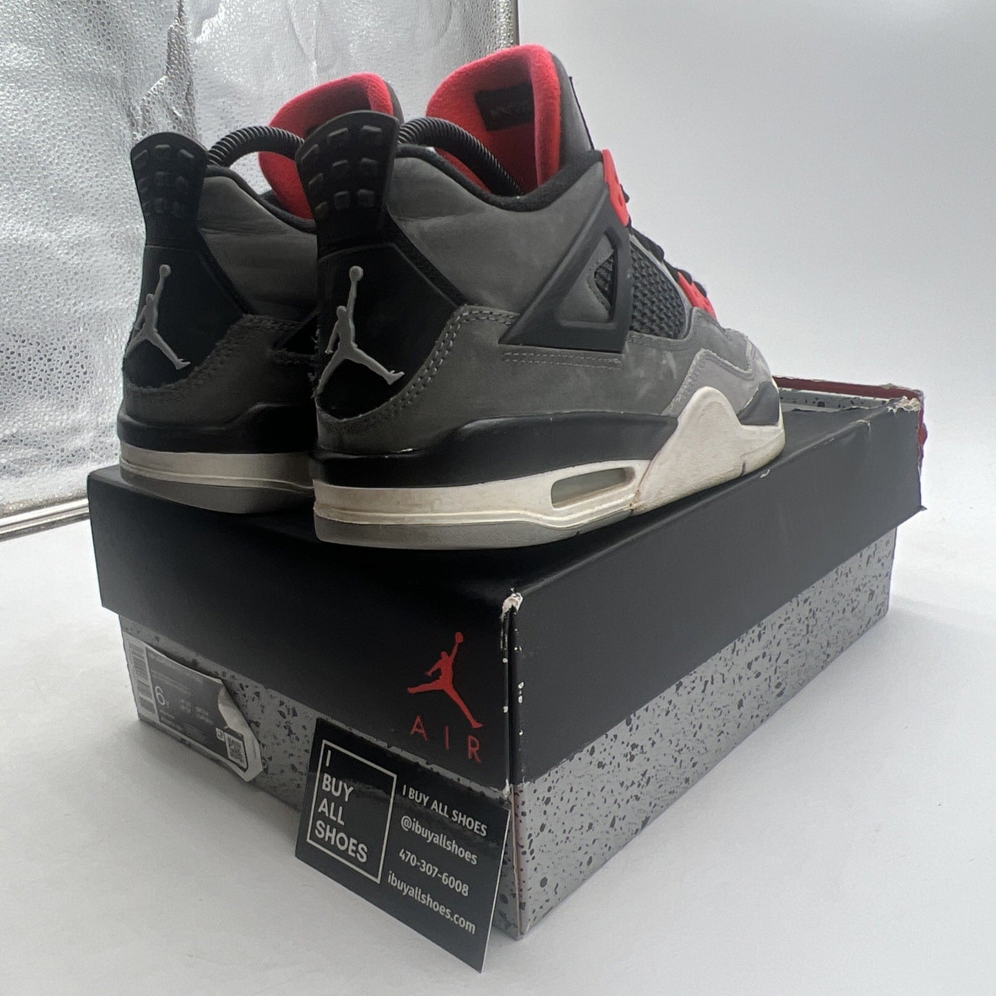 Size 6 - Air Jordan 4 Retro Mid Infrared (408452-061)