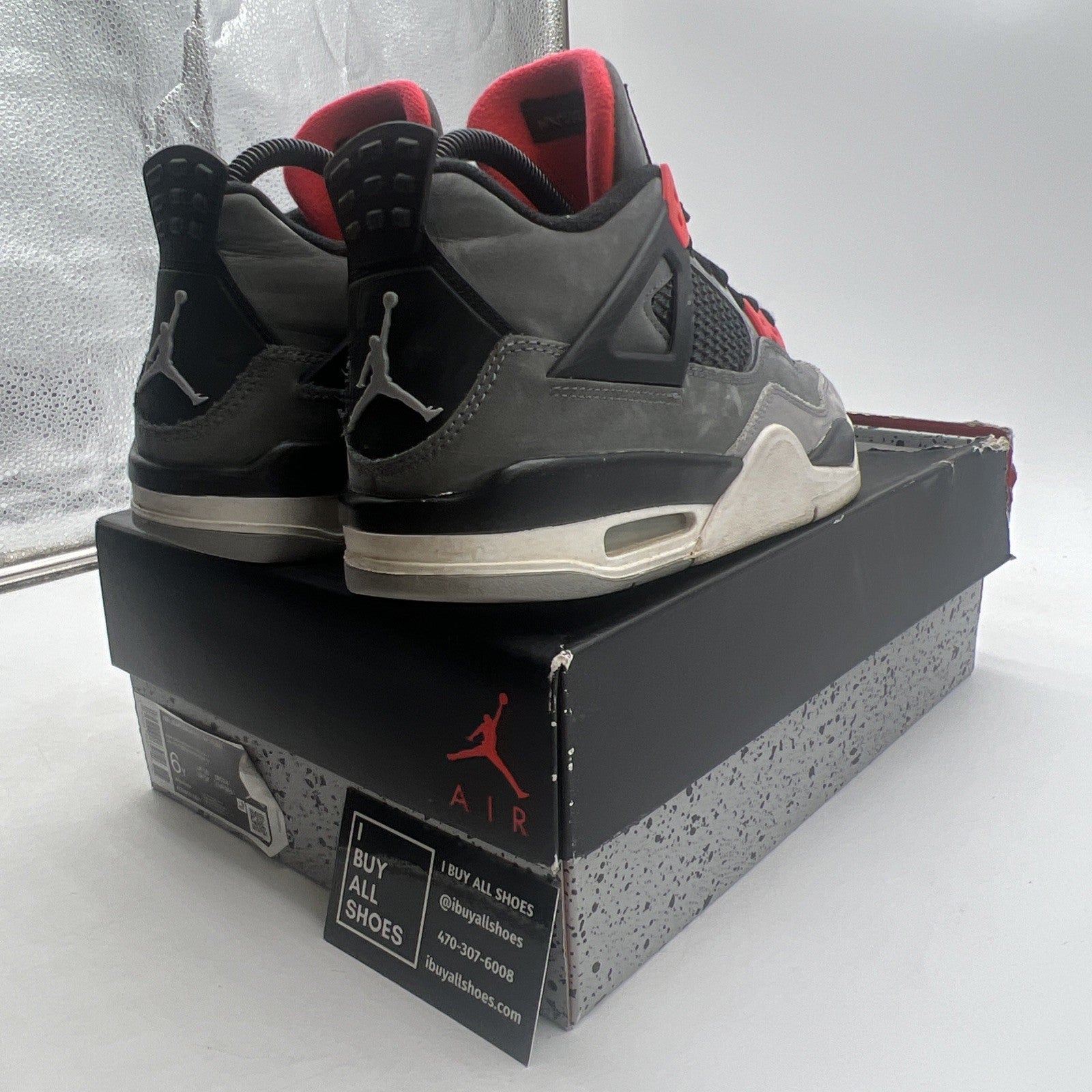 Size 6 - Air Jordan 4 Retro Mid Infrared (408452-061)
