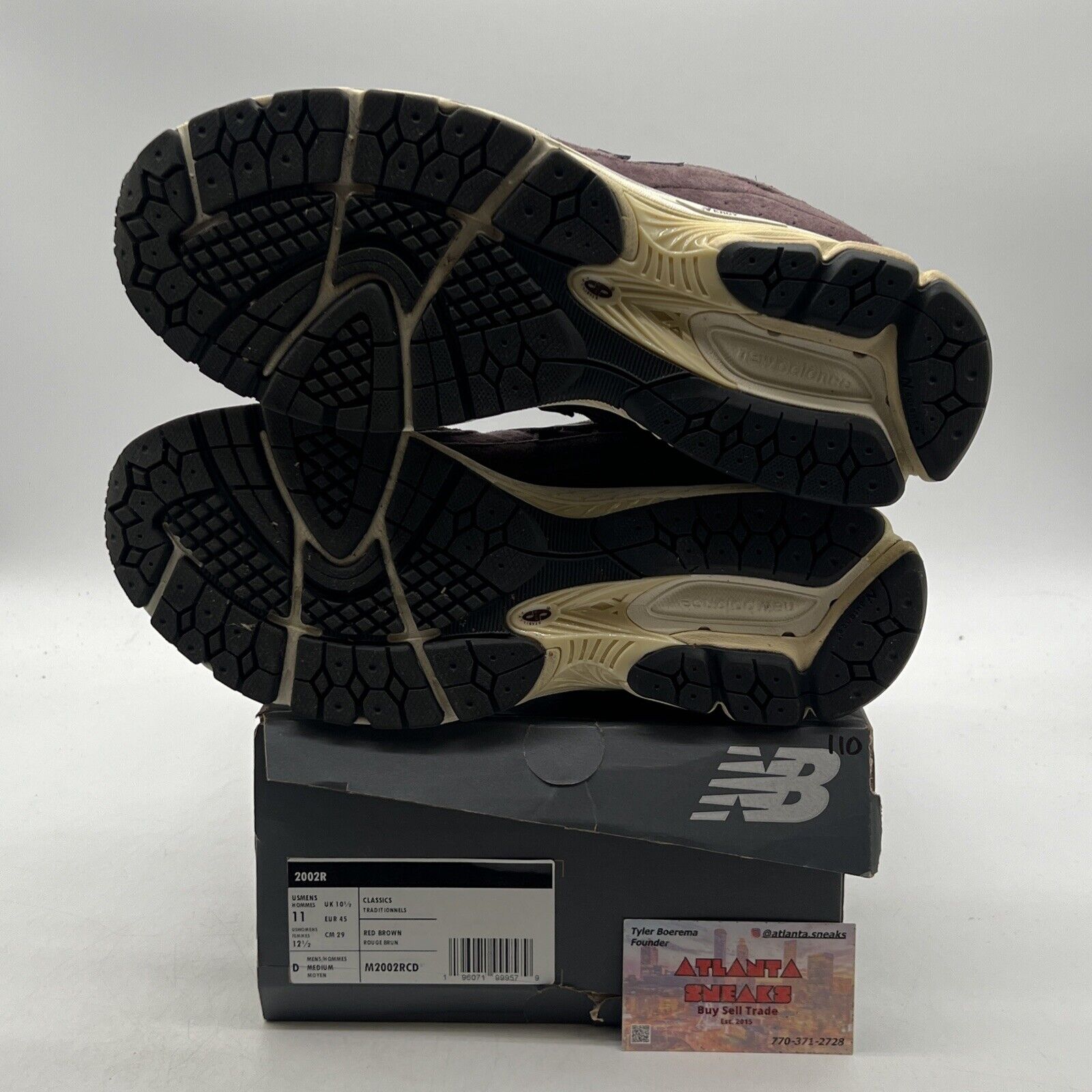 Size 11 - New Balance 2002R Truffle White Suede (M2002RCD)