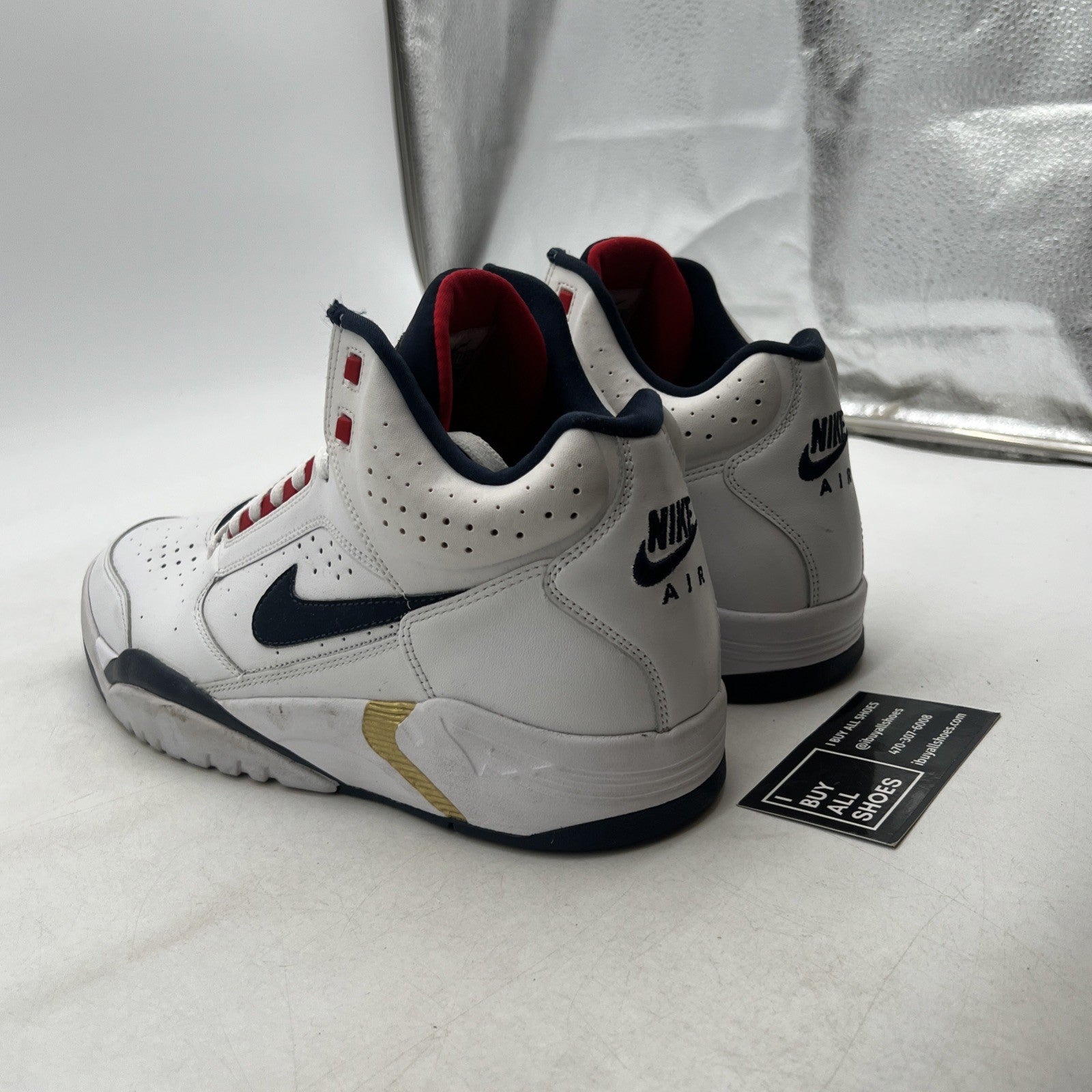 Size 10.5 - Nike Air Flight Lite Mid Olympic (DJ2518-102)