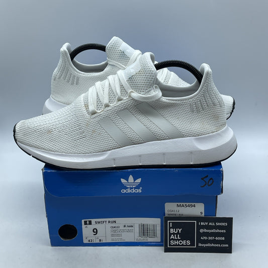 Size 9 - Adidas Swift Run White (CG4112)