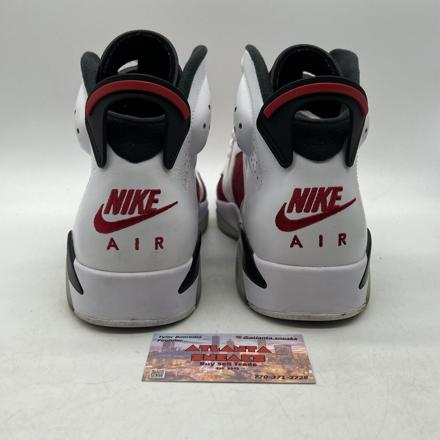 Size 12 - Jordan 6 Retro OG Mid Carmine White Black Red Leather (CT8529-106)