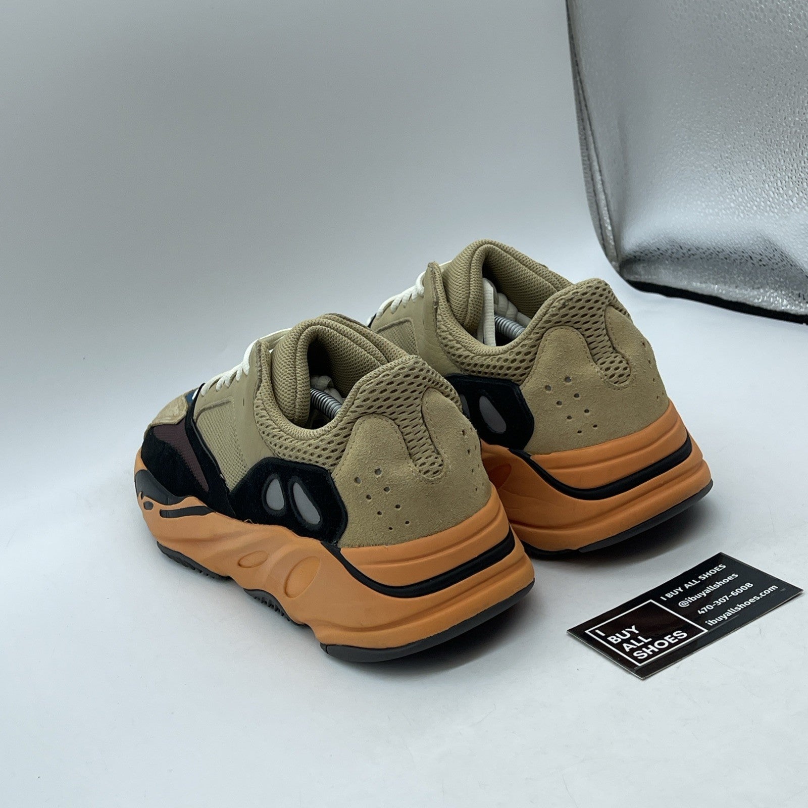 Size 12.5 - adidas Yeezy Boost 700 Enflame Amber Suede Leather (GW0297)