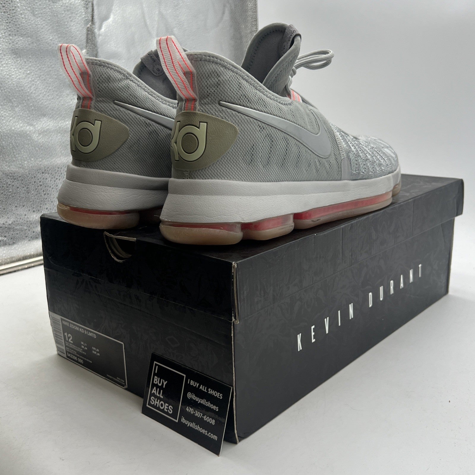 Size 12 - Nike KD 9 Pre-Heat - (843396-090)