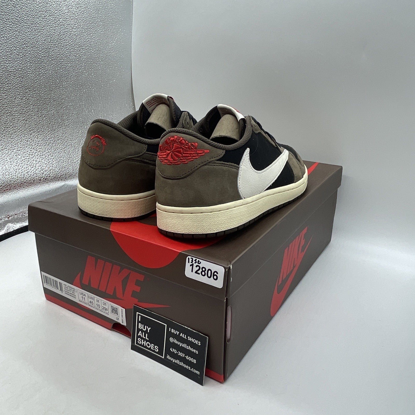 Size 11 - Air Jordan 1 x Travis Scott Low Mocha (CQ4277-001)