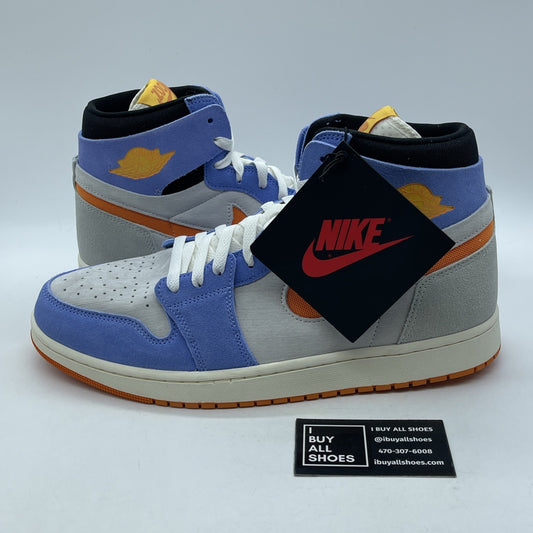 Size 13 - Air Jordan 1 Zoom Comfort 2 High Royal Pulse Alpha Orange (DV1307-184)