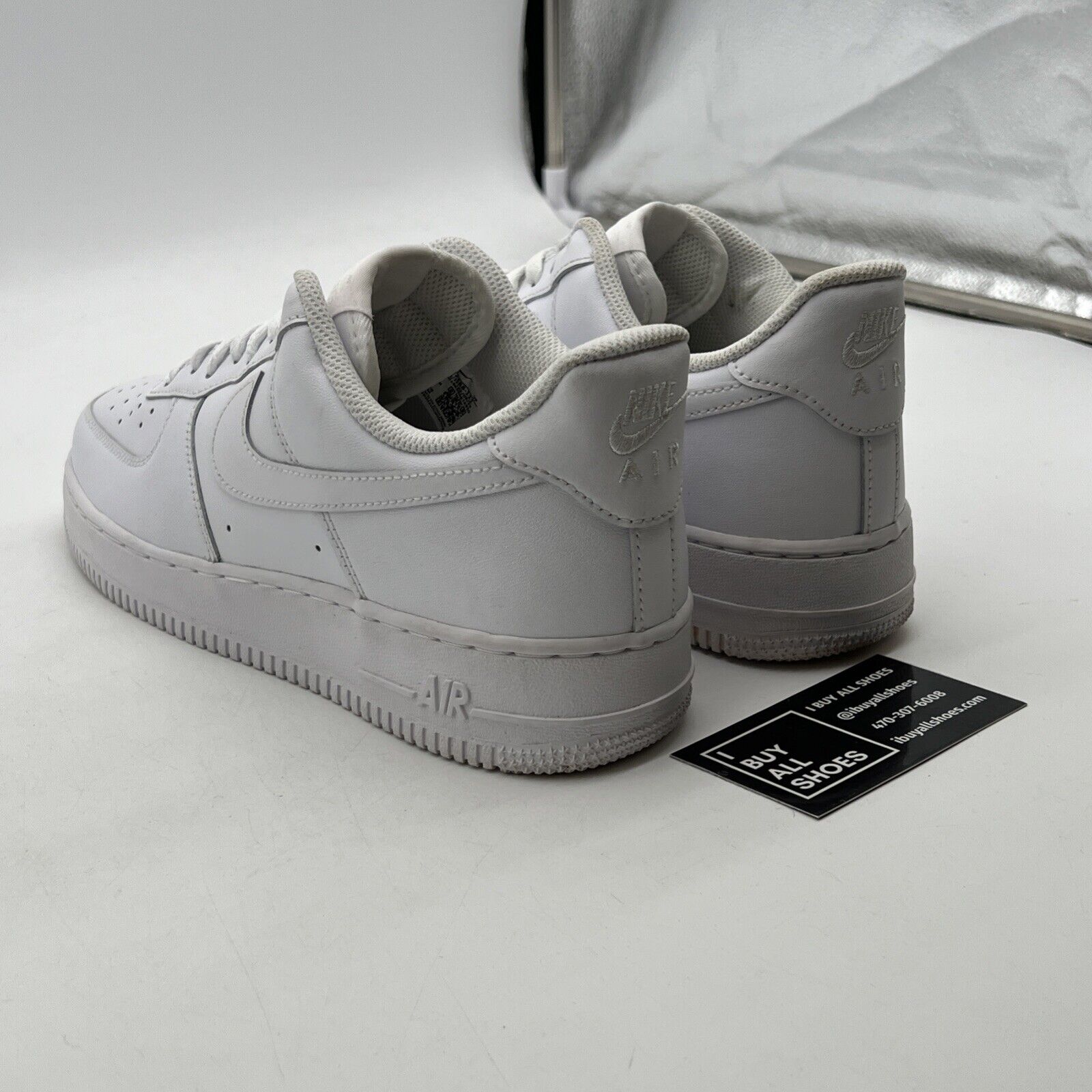 Size 8.5 - Nike Air Force 1 '07 Low Triple White (CW2288-111)