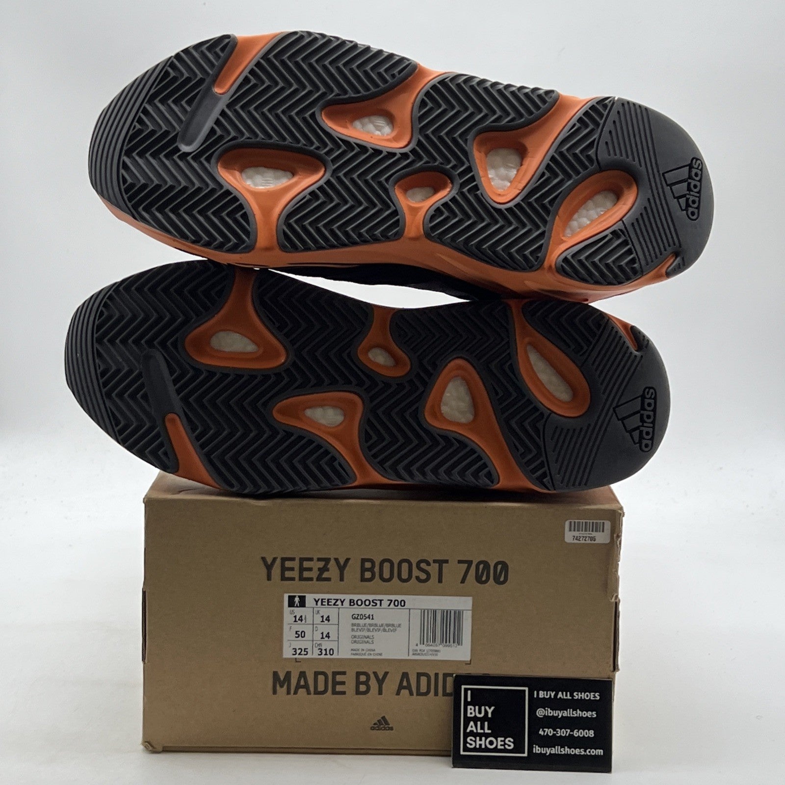 Size 14.5 - adidas Yeezy Boost 700 Bright Blue (GZ0541)