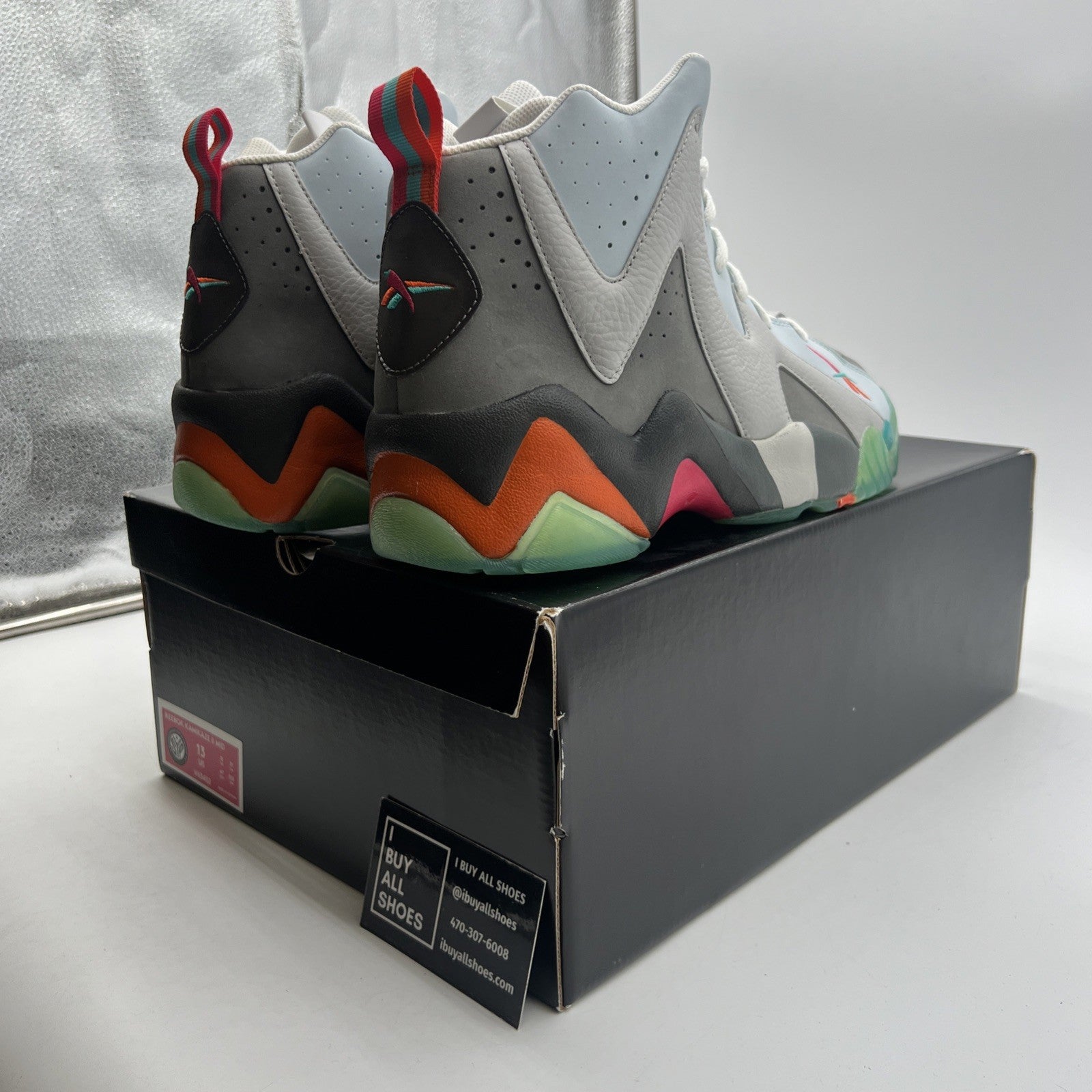 Size 13 -Reebok Sneakersnstuff x Packer Shoes x Kamikaze 2 Mid Token 38 (V63452)