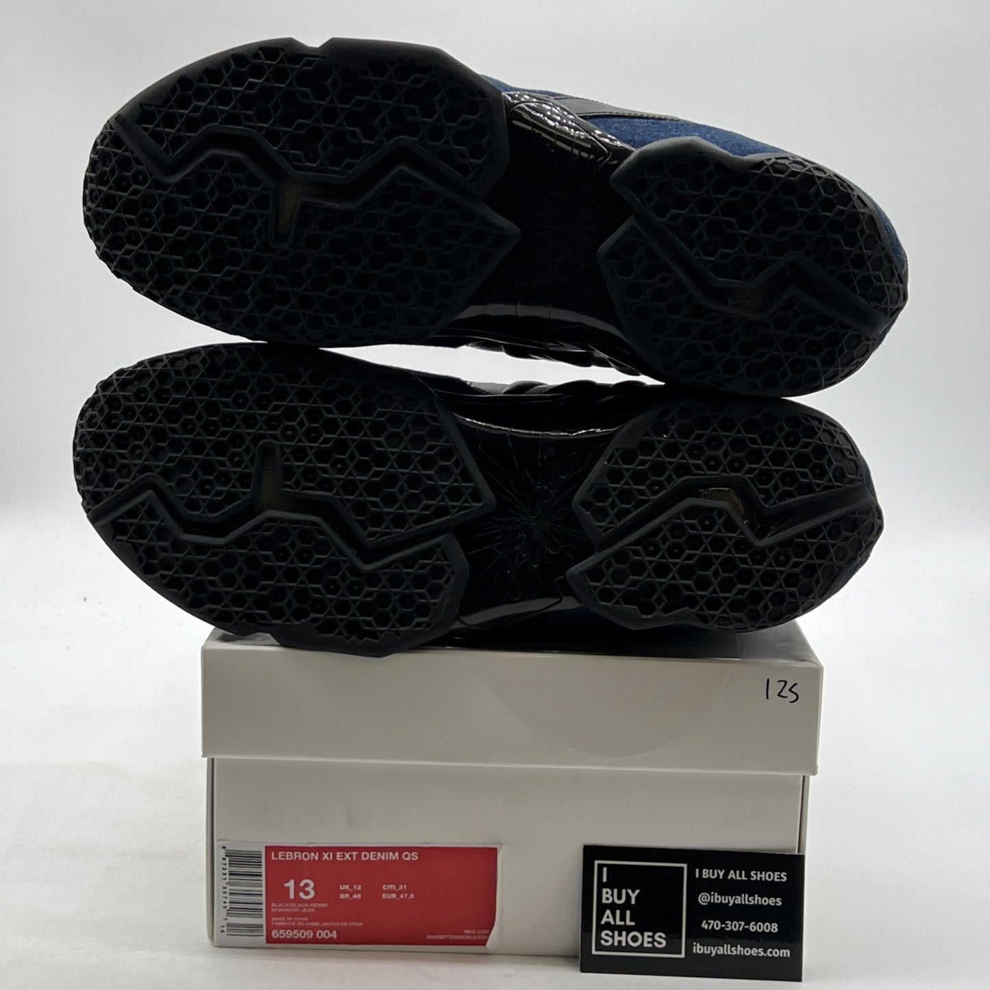 Size 13 - Nike LeBron 11 EXT Denim QS Denim (659509-004)