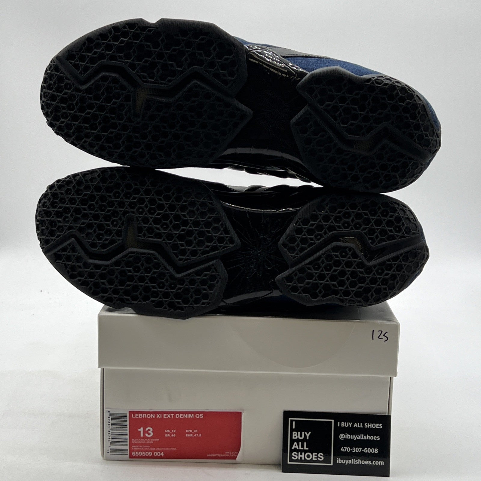 Size 13 - Nike LeBron 11 EXT Denim QS Denim (659509-004)