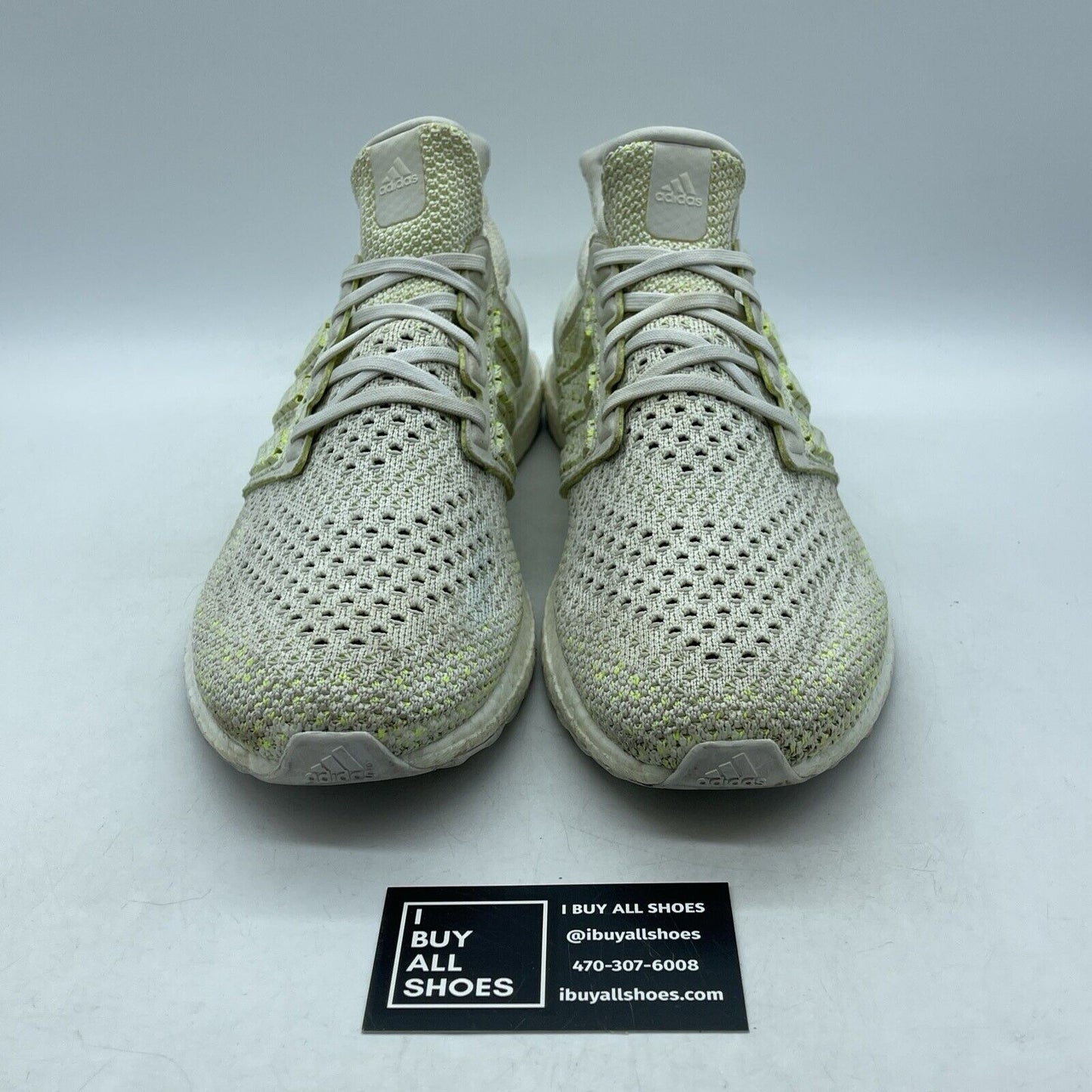 Size 12 - adidas UltraBoost Clima Solar Yellow White Suede Leather (AQ0481)