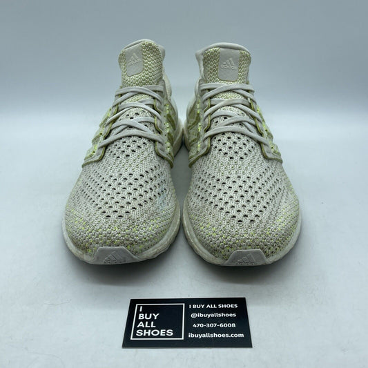 Size 12 - adidas UltraBoost Clima Solar Yellow White Suede Leather (AQ0481)