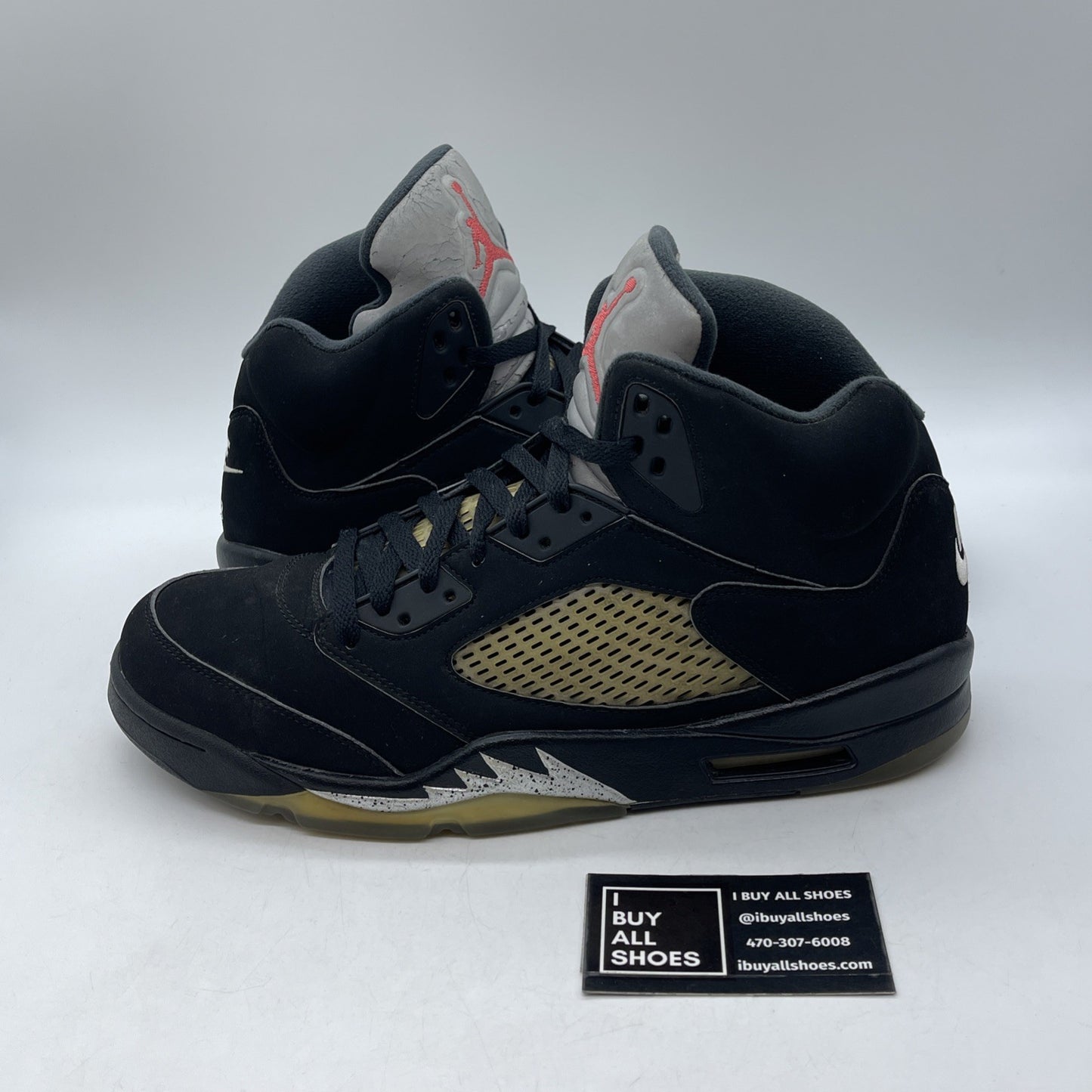Size 12 - Jordan 5 OG Mid Metallic Silver Black (845035-003)