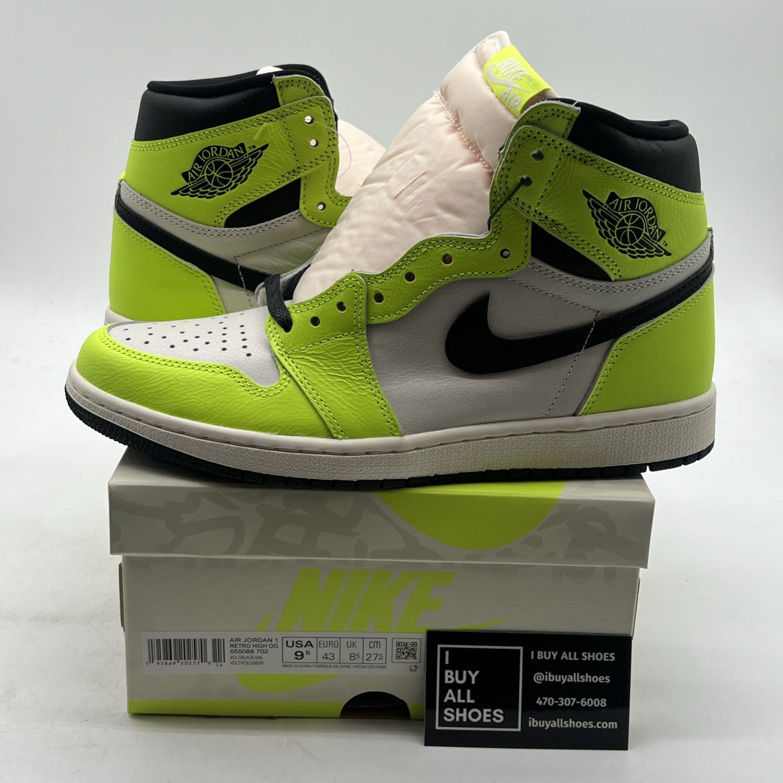 Size 9.5 - Air Jordan 1 Retro High OG Visionaire (555088-702)
