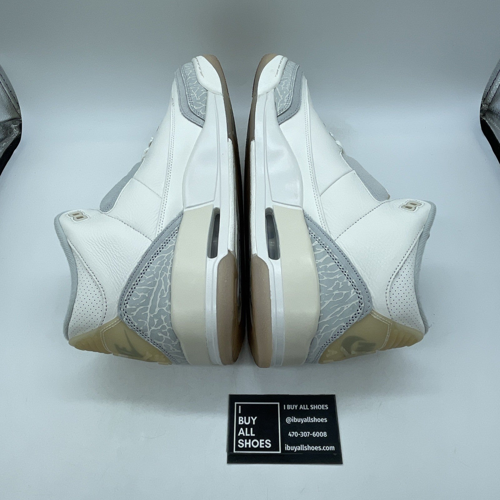 Size 13 - Air Jordan 3 Retro Craft Ivory/Grey White Leather (FJ9579-100)