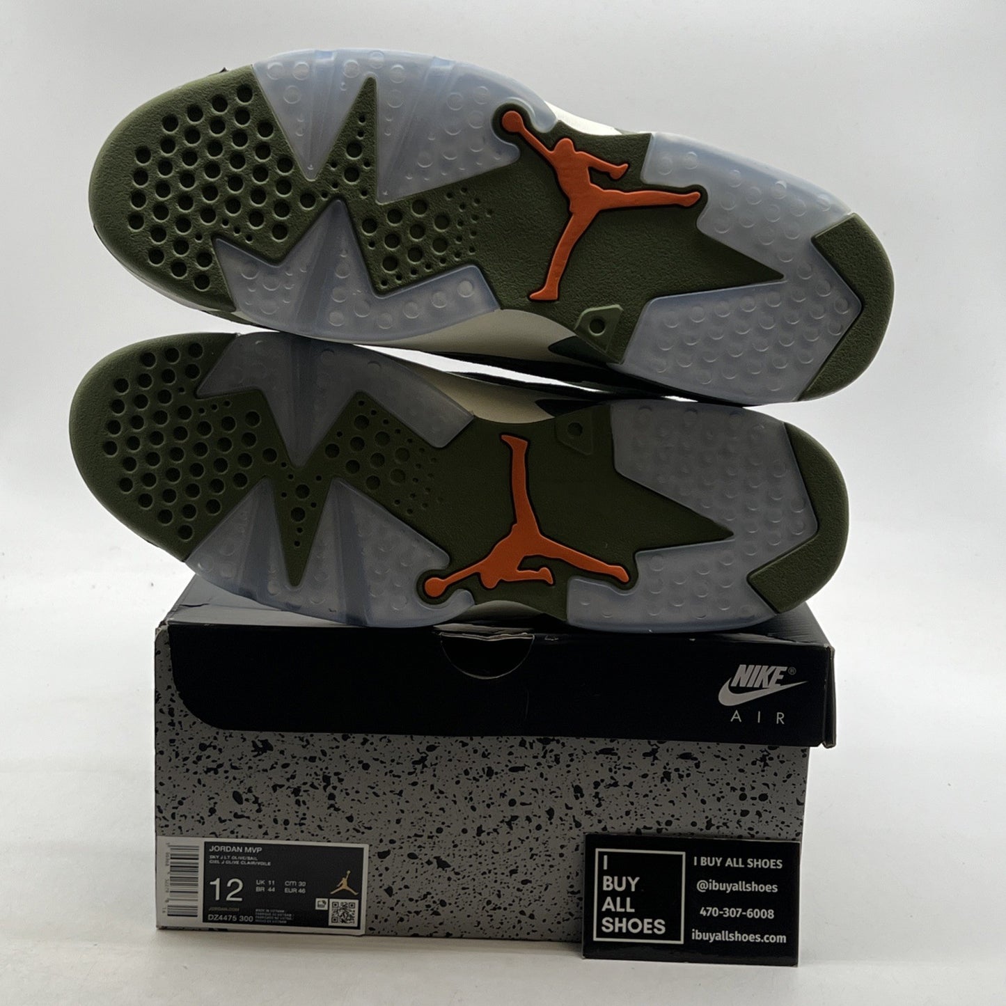 Size 12 - Air Jordan MVP Sky J Light Olive (DZ4475-300)