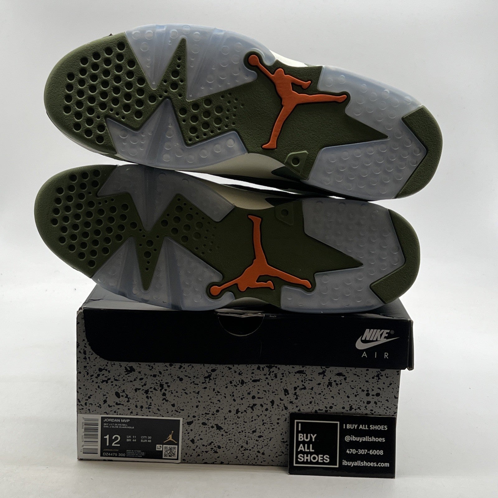 Size 12 - Air Jordan MVP Sky J Light Olive (DZ4475-300)