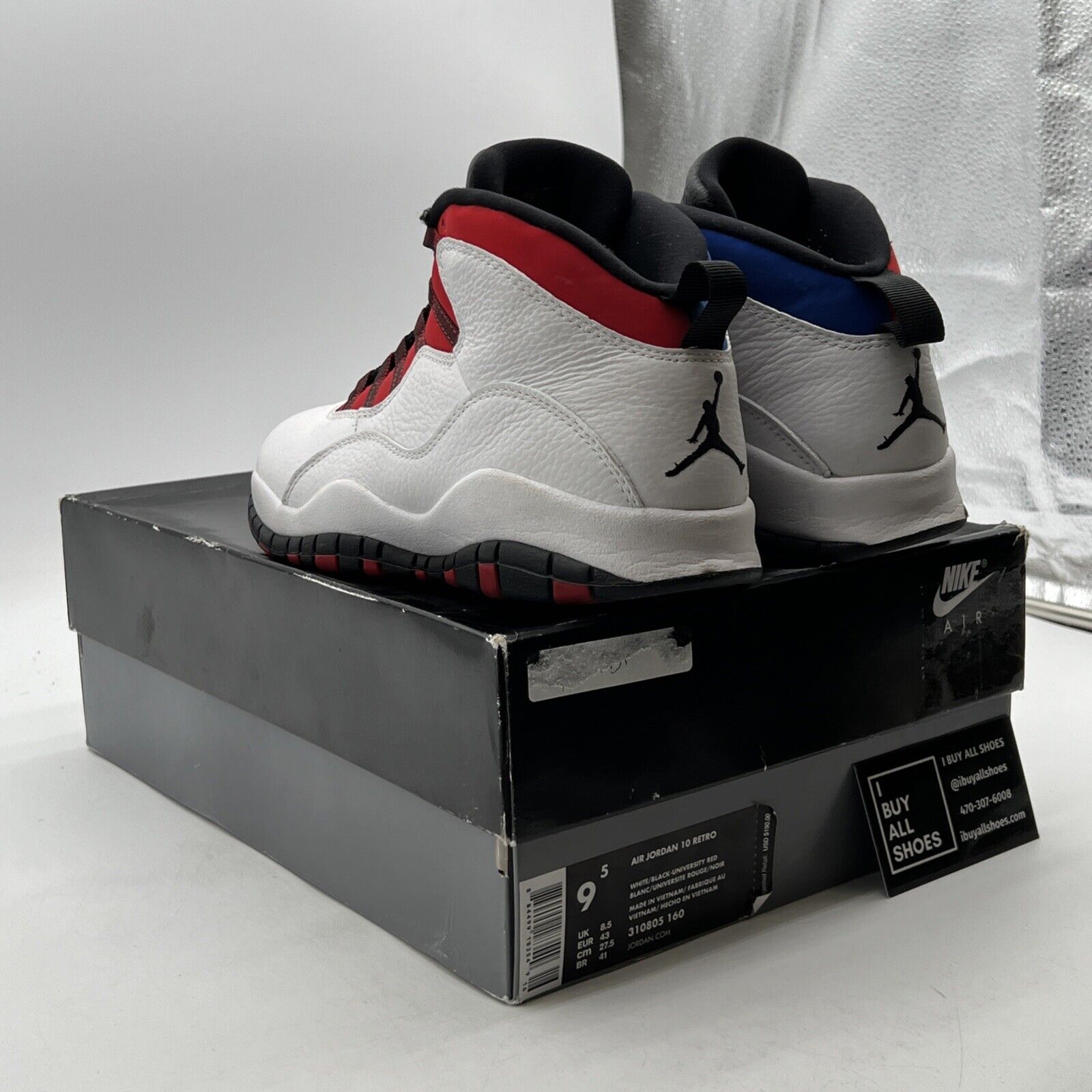 Size 9.5 - Air Jordan 10 Westbrook Class of 2006 (310805-160)