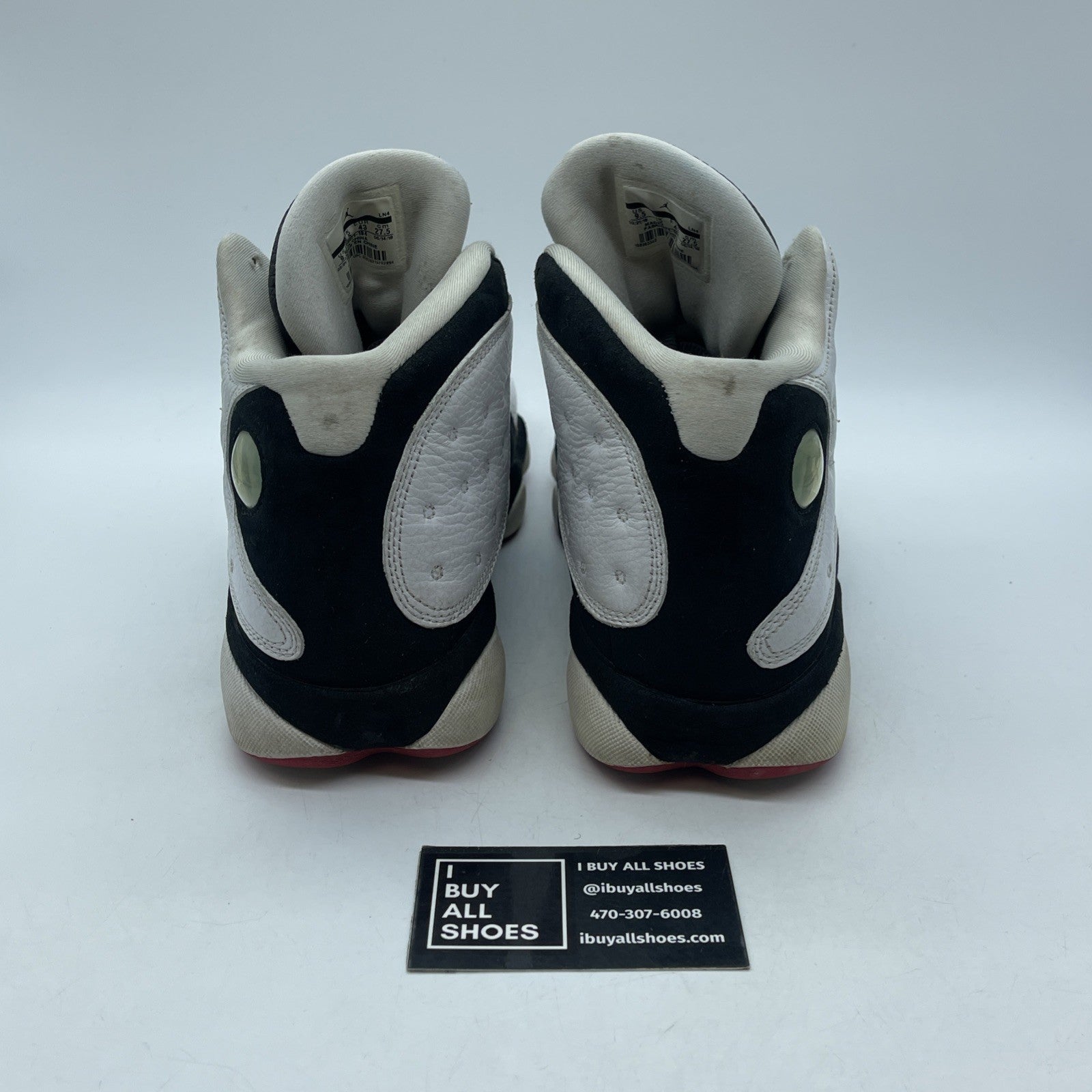 Size 9.5 - Jordan 13 Retro He Got Game 2018 White Black Suede (414571-104)