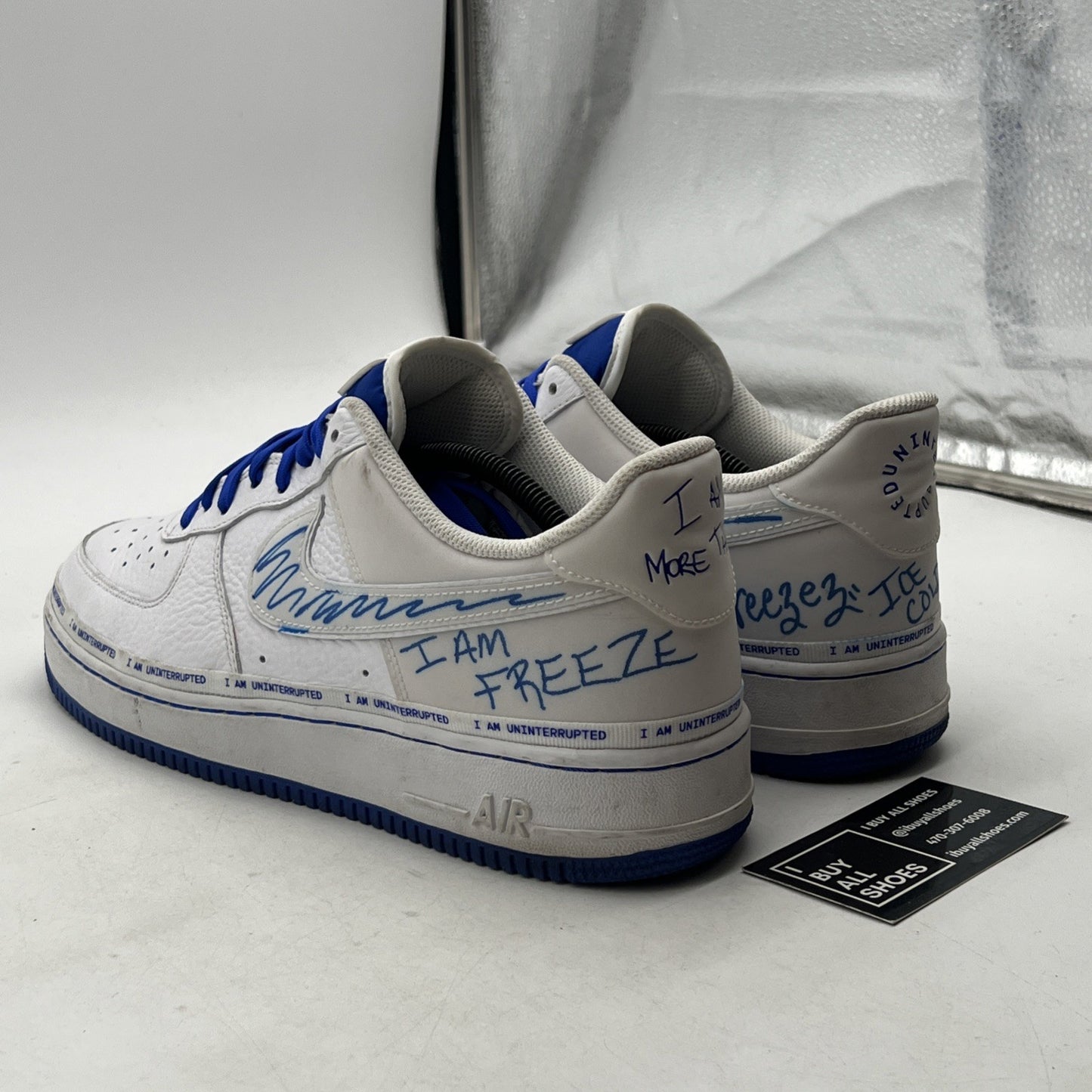 Size 11.5 - Nike Uninterrupted x Air Force 1 QS Low More Than (CQ0494-100)