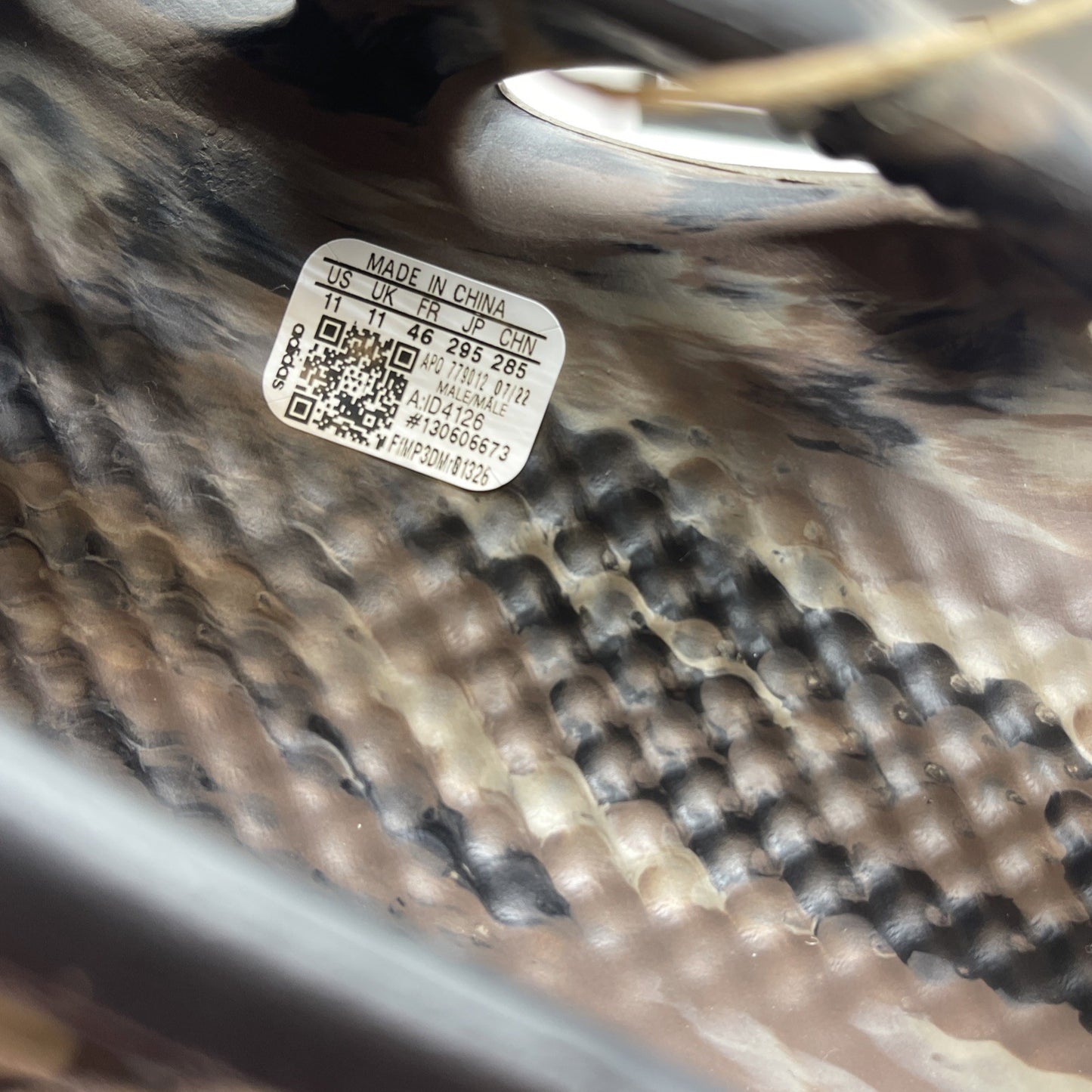 Size 11 - Foam Runner Mx Cinder Black Brown Blue Rubber (ID4126)