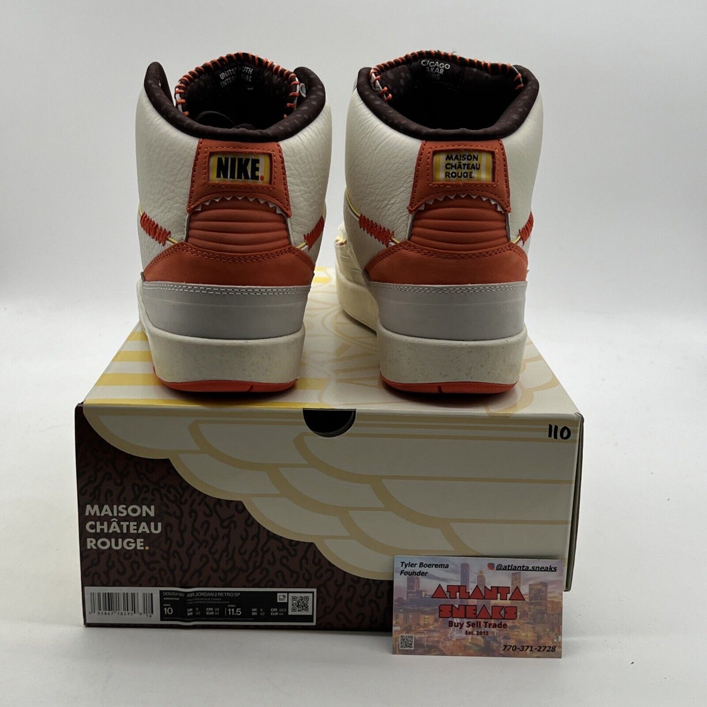 Size 10 - Maison Château Rouge x Air Jordan 2 United Youth International