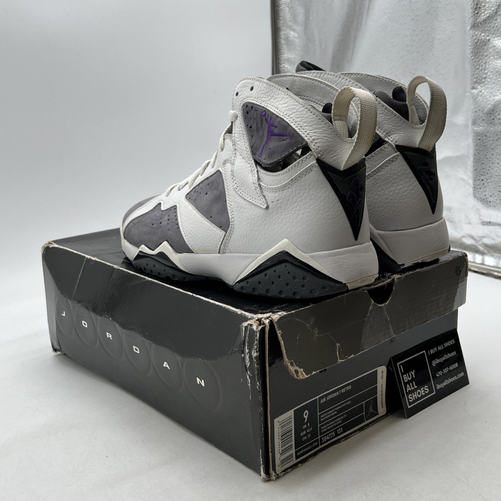 Size 9 - Air Jordan 7 Retro Flint (304775-151)