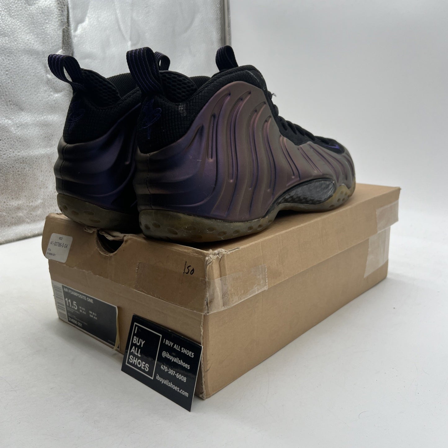 Size 11.5 - Nike Air Foamposite One 2010 Eggplant (314996-051)