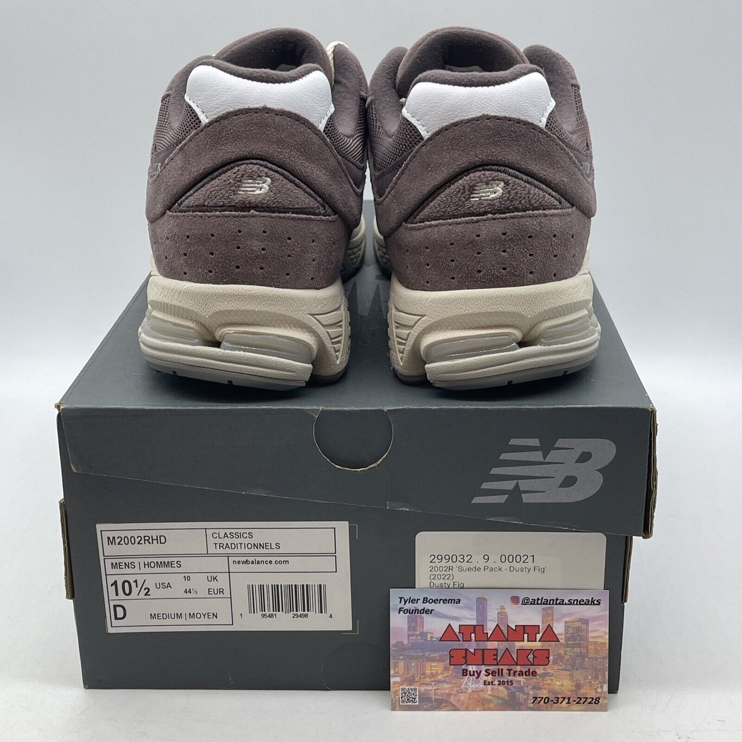 Size 10.5 - New Balance 2002R Suede Pack - Dusty Fig Grey White (M2002RHD)