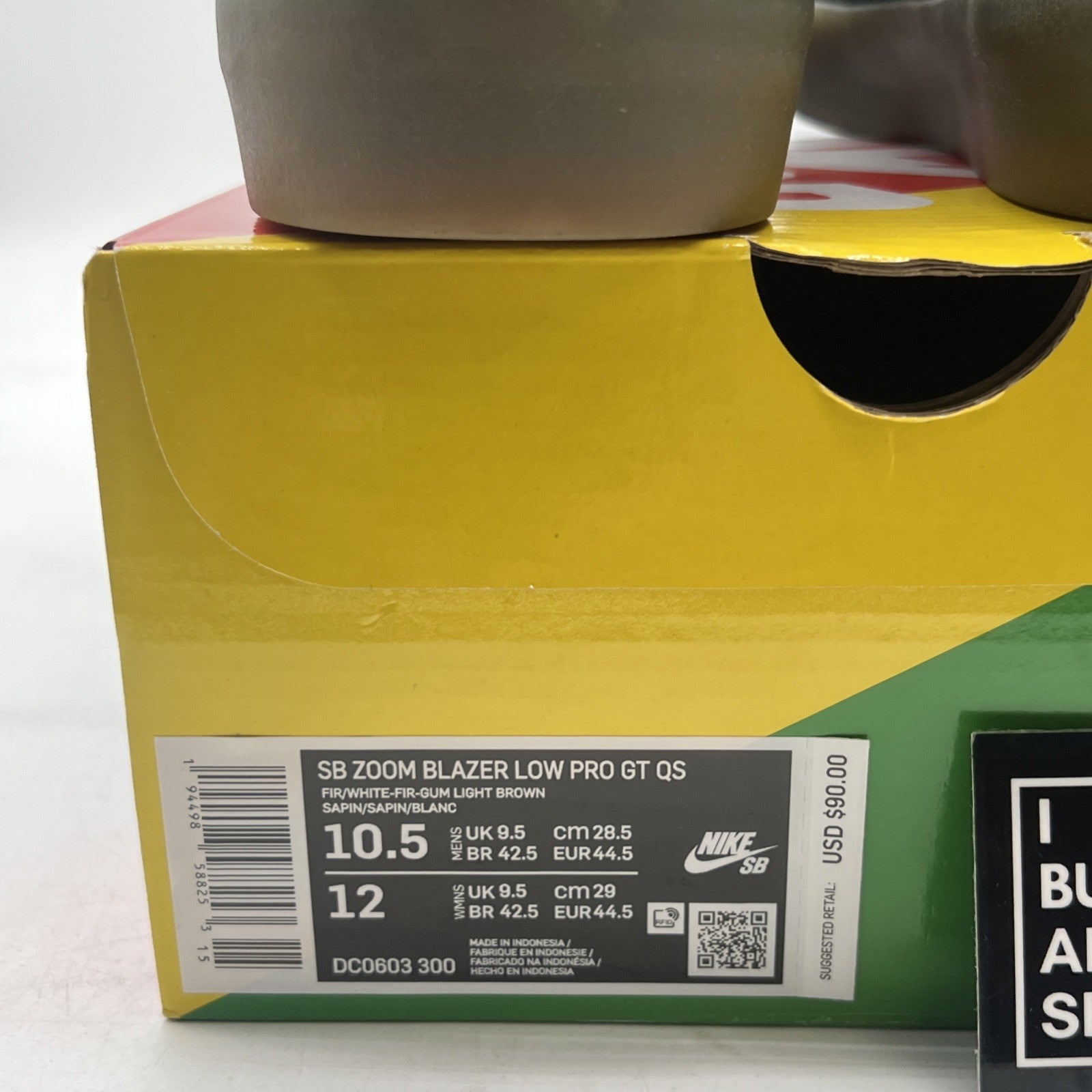 Size 10.5 - Nike Blazer GT SB Low Green Gum (DC0603-300)