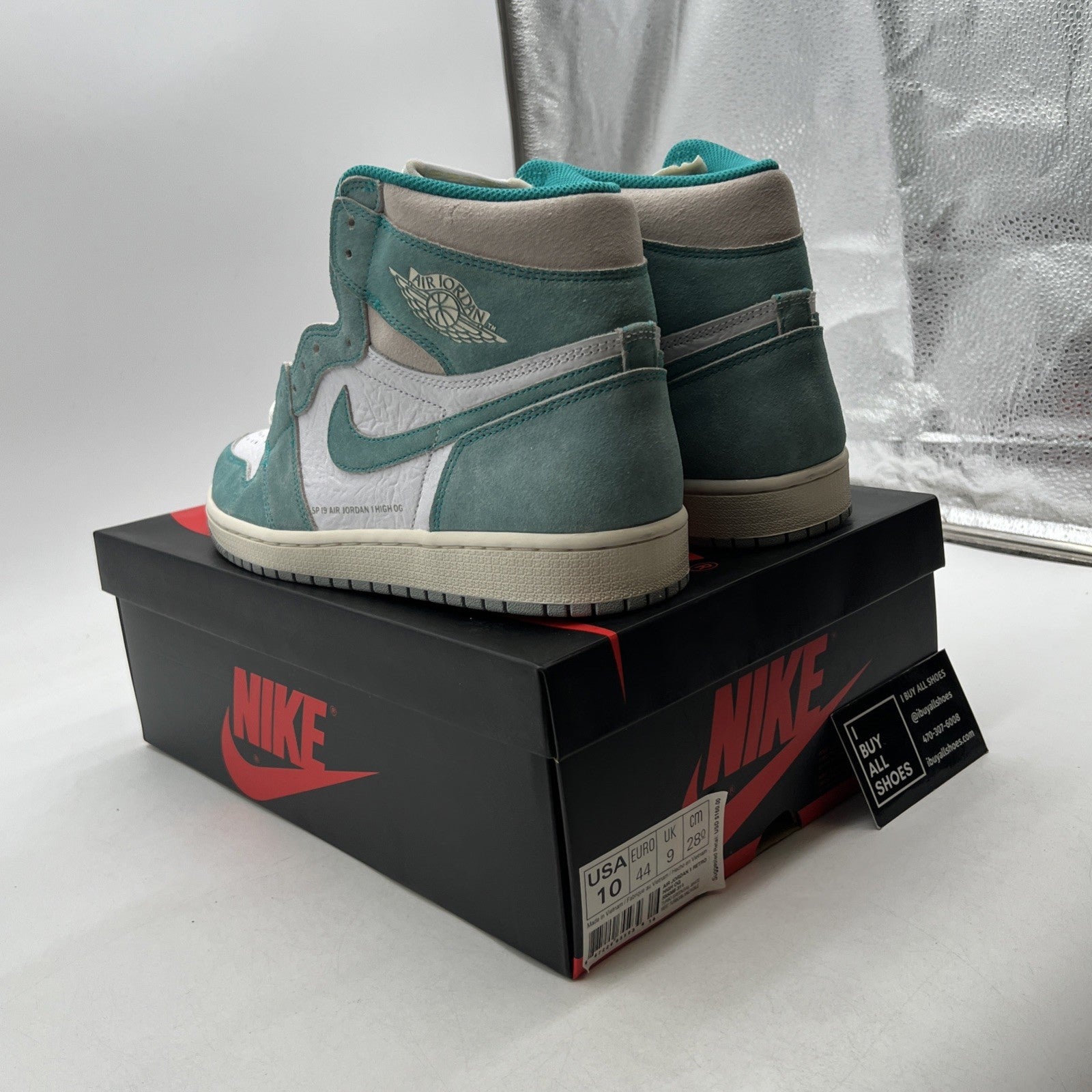 Size 10 - Air Jordan 1 Retro OG High Turbo Green (555088-311)