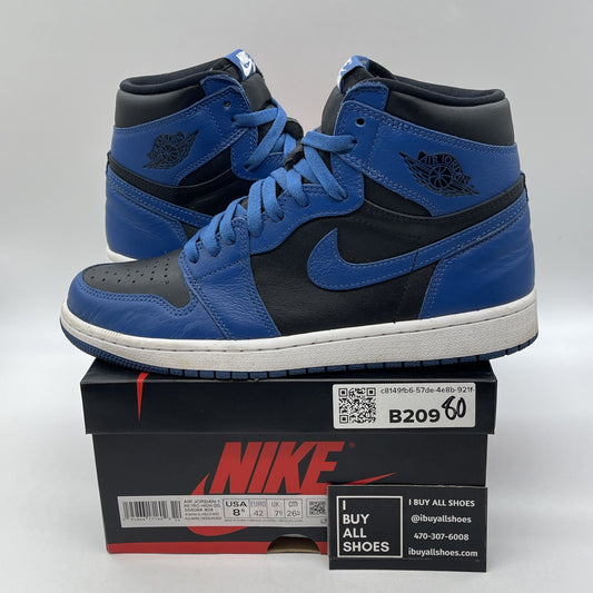 Size 8.5 - Jordan 1 Retro OG High Dark Marina Blue Leather (555088-404)