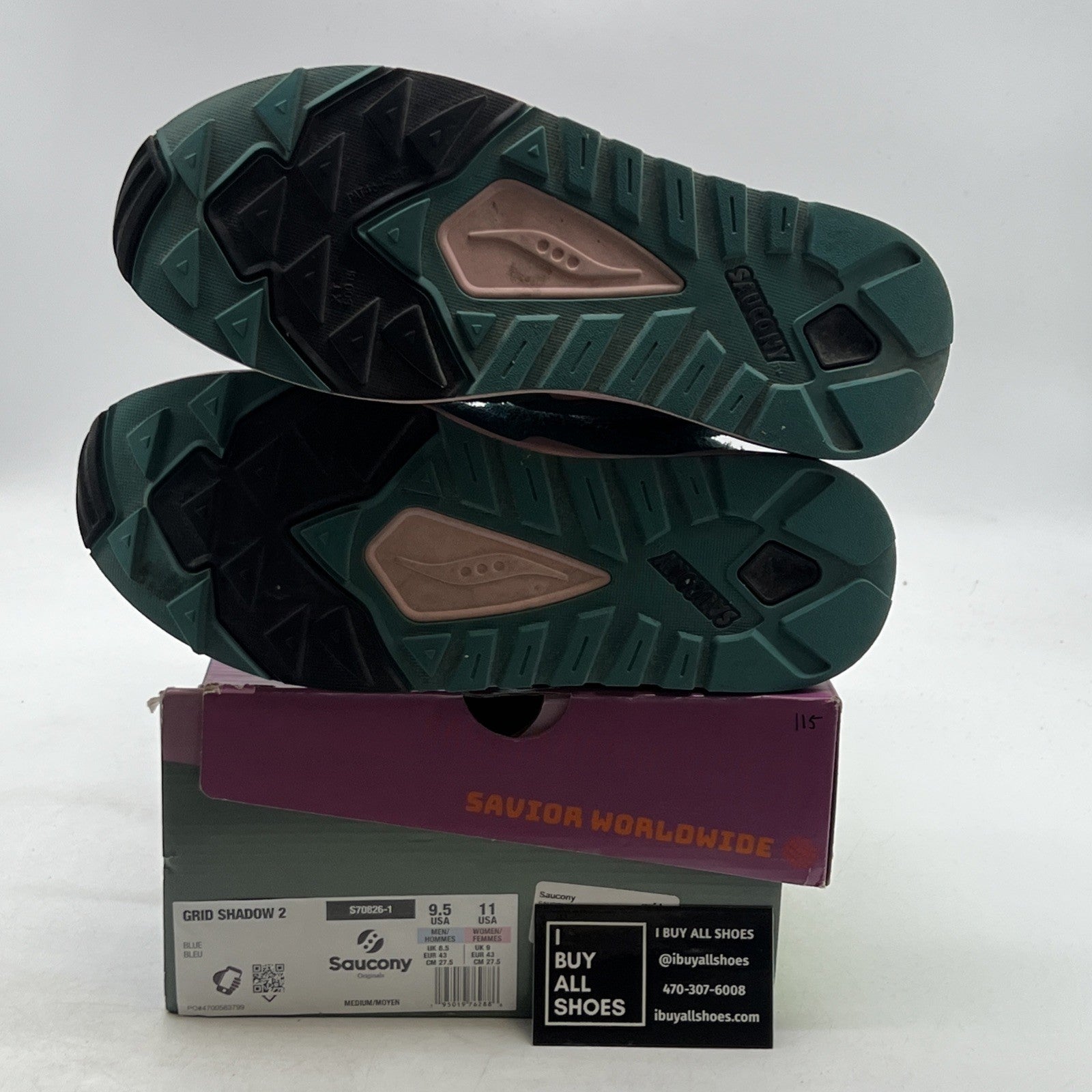 Size 9.5 - Jae Tips x Saucony Grid Shadow 2 What's the Occasion - Wear To A Date