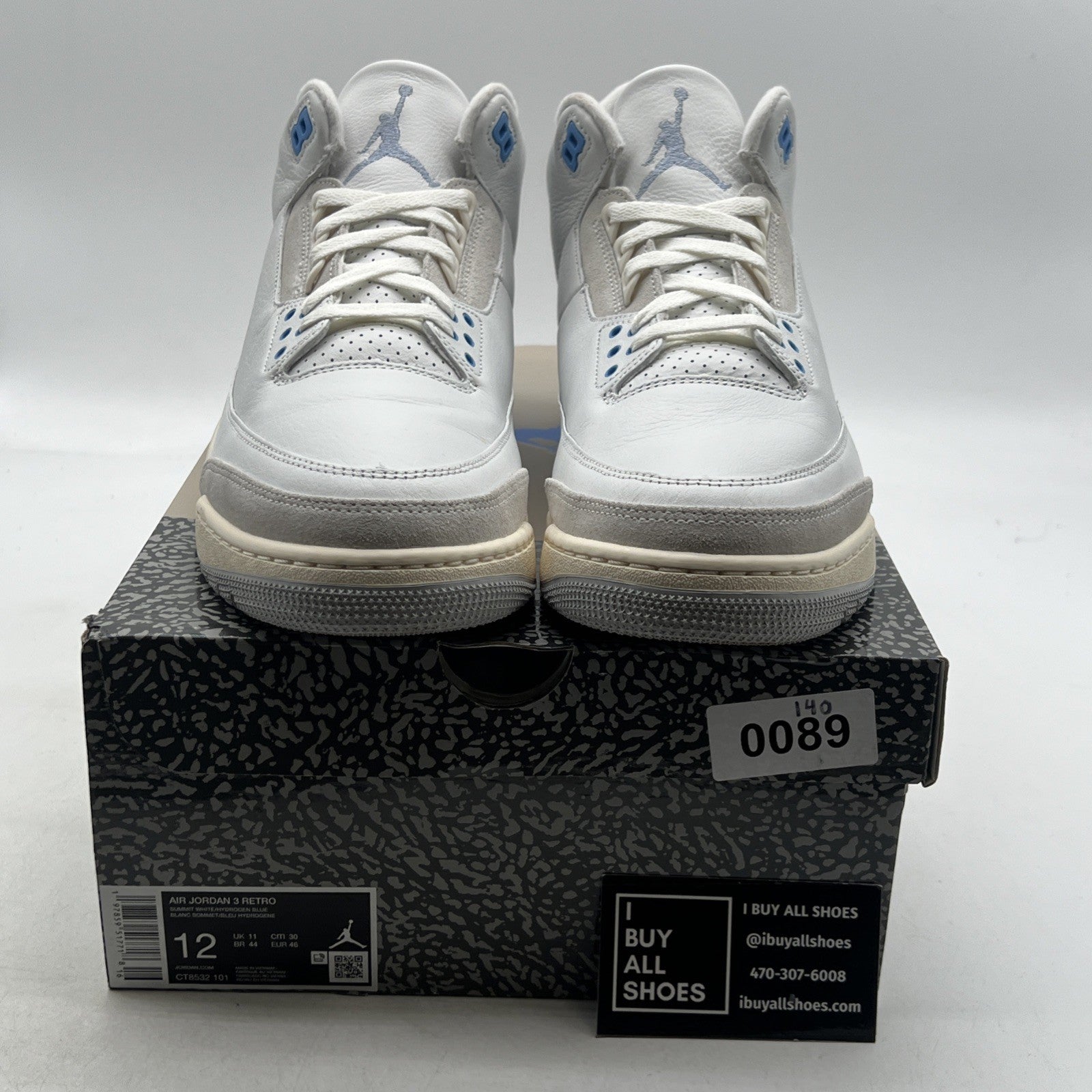 Size 12 - Air Jordan 3 Retro Lucky Shorts (CT8532-101)