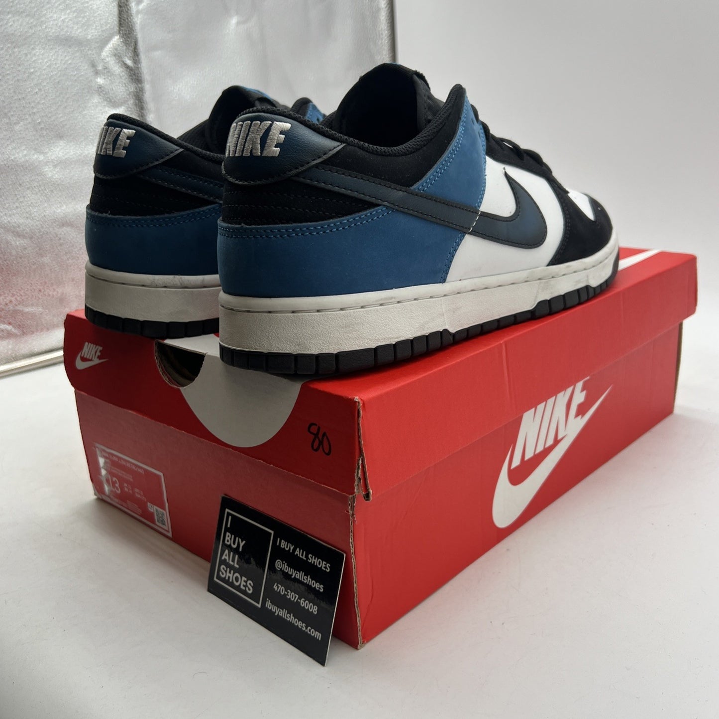Size 13 - Nike Dunk Low Airbrush - Industrial Blue (FD6923-100)
