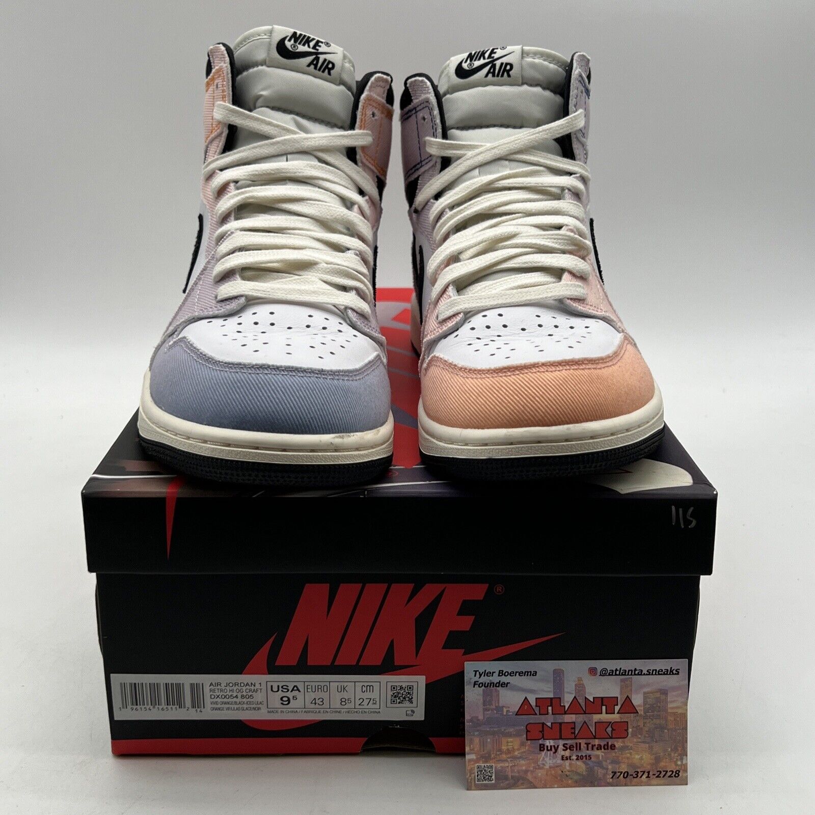 Size 9.5 - Air Jordan 1 Retro OG High Skyline (DX0055-805)