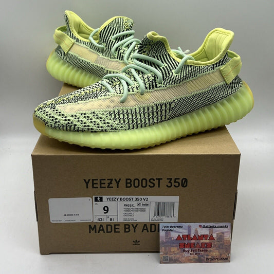 Size 9 - adidas Yeezy Boost 350 V2 Yeezreel Non-Reflective Brand New Og All DS