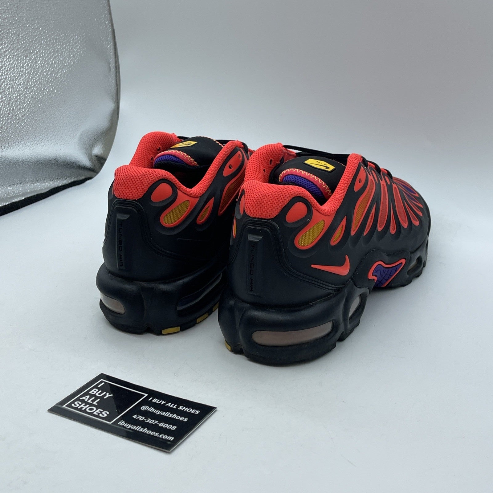 Size 9.5 - Nike Air Max Plus Drift All Day Black Purple Yellow (FD4290-003)