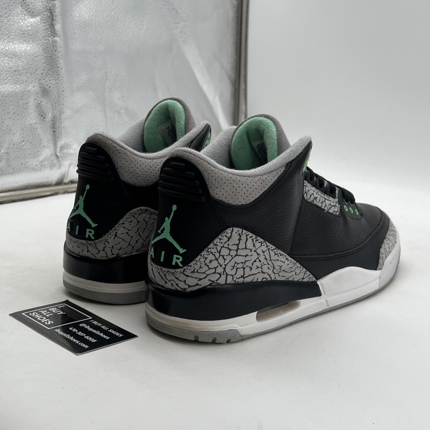 Size 11 - Air Jordan 3 Retro Green Glow (CT8532-031)