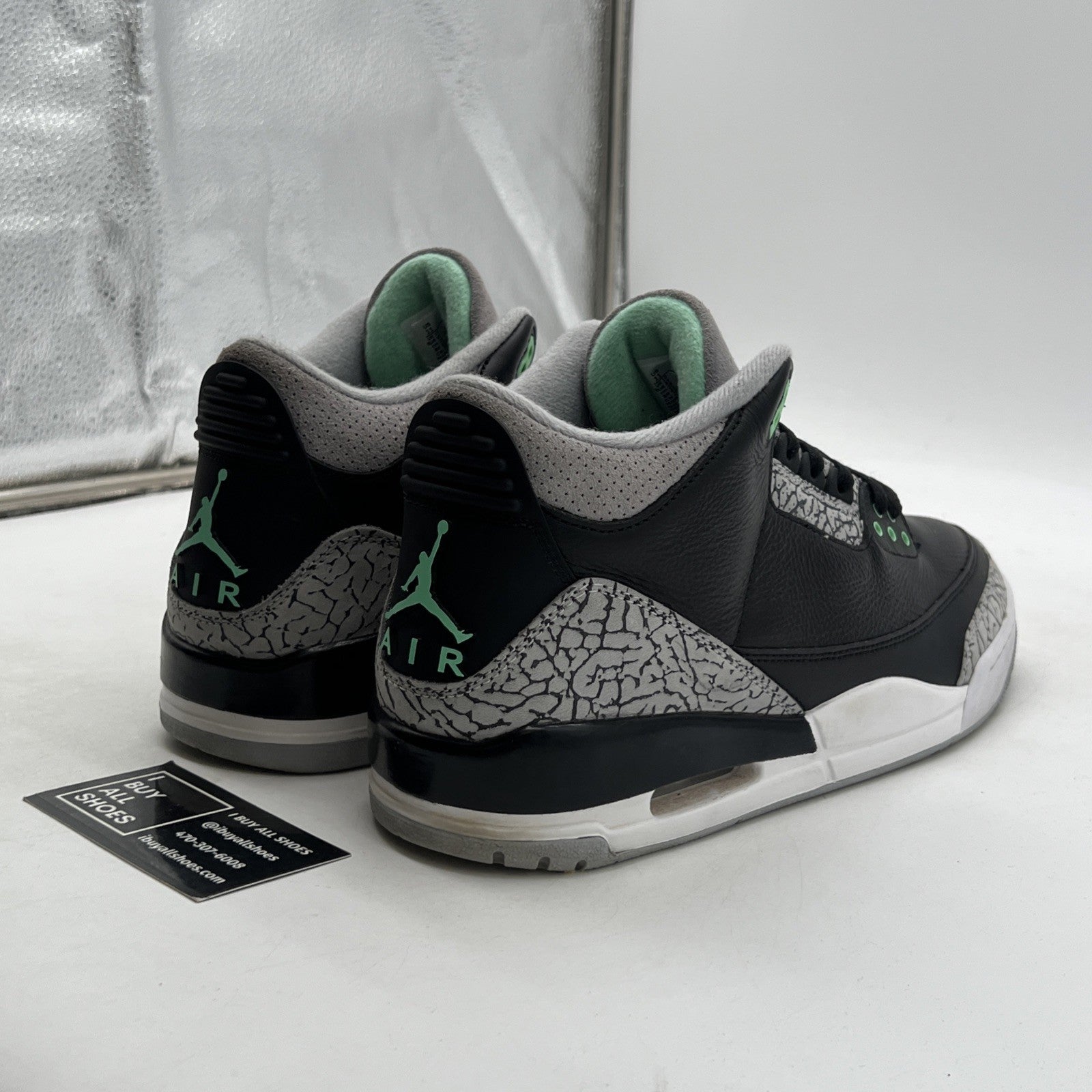 Size 11 - Air Jordan 3 Retro Green Glow (CT8532-031)
