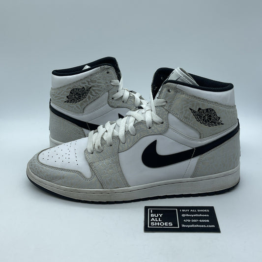 Size 11.5 - Air Jordan 1 Retro High White Elephant Grey White (839115-106)