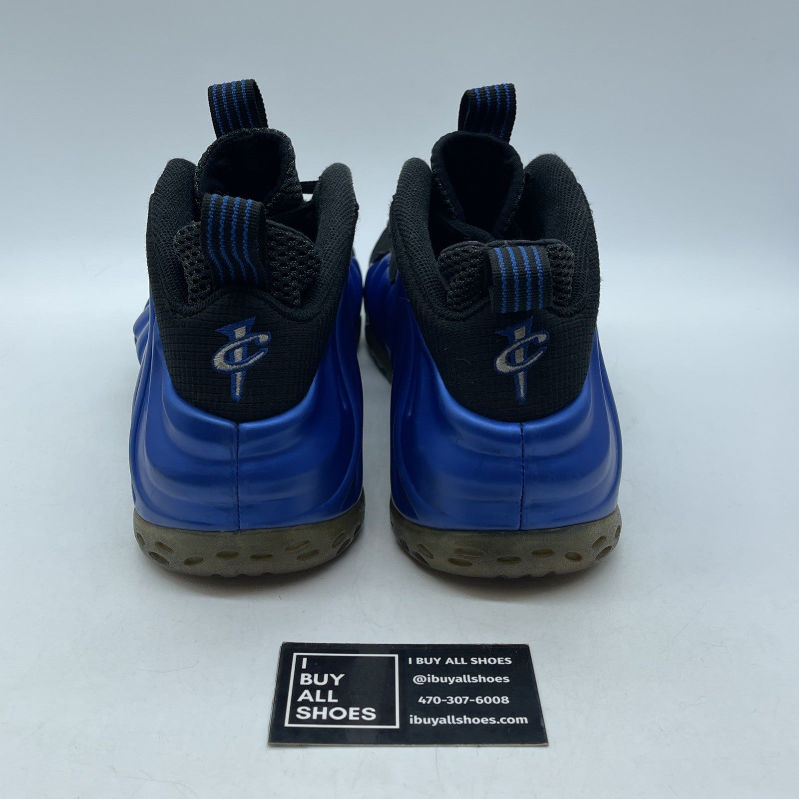 Size 11.5 - Nike Air Foamposite One XX Royal Blue Black Suede (895320-500)